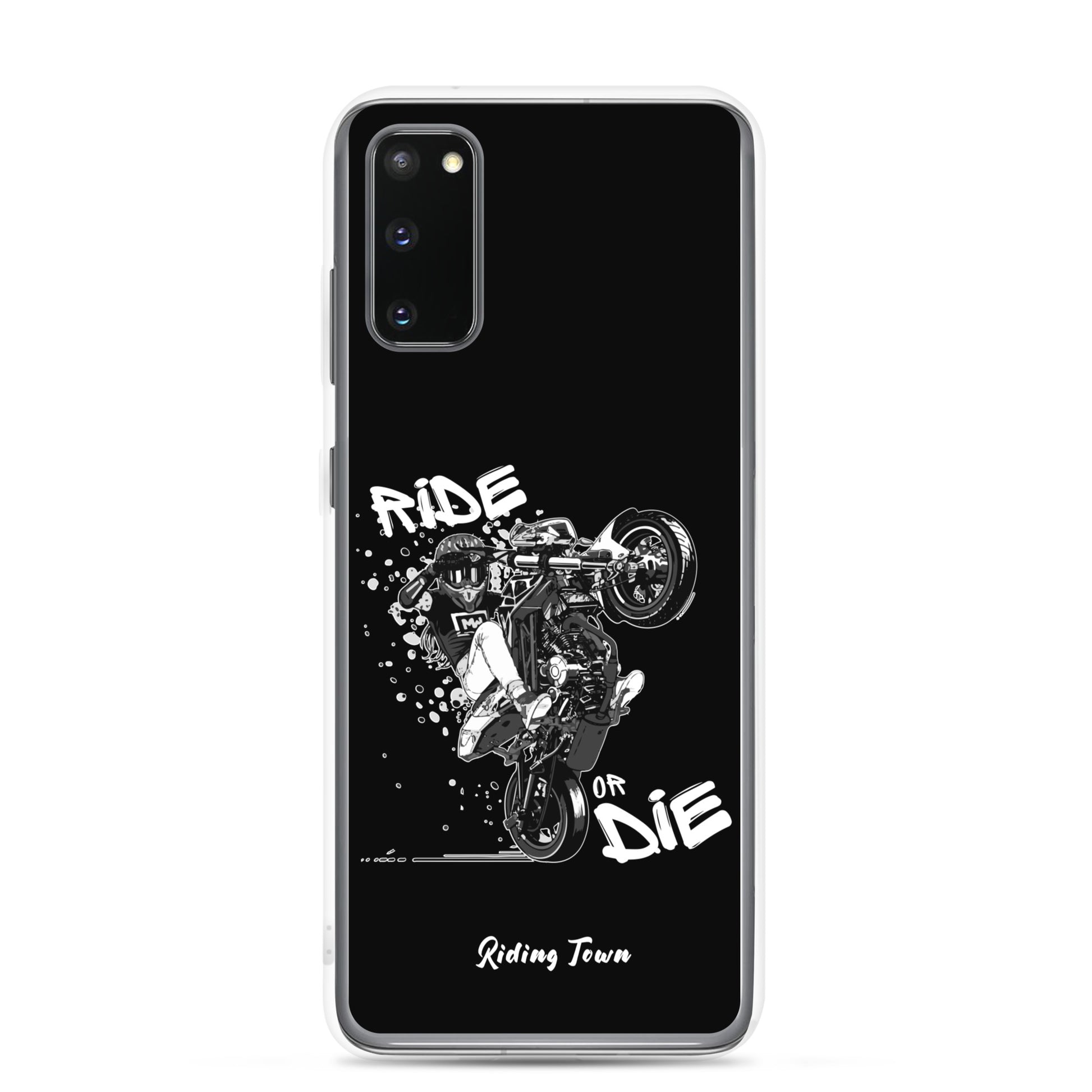 Coque Samsung® - SUPERMOTGIRL - Noire - Riding Town