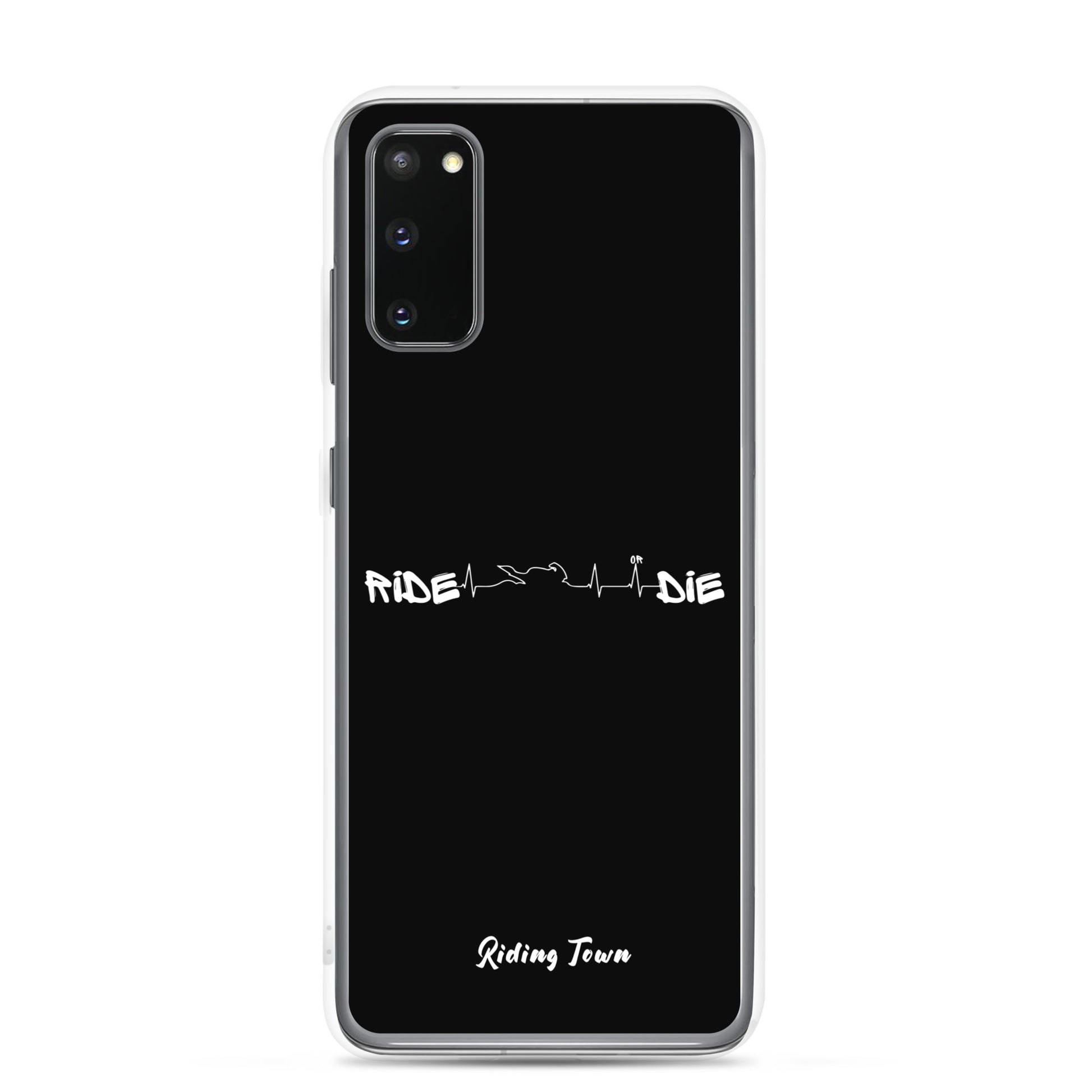 Coque Samsung® - HEARTBEAT - Noire - Riding Town