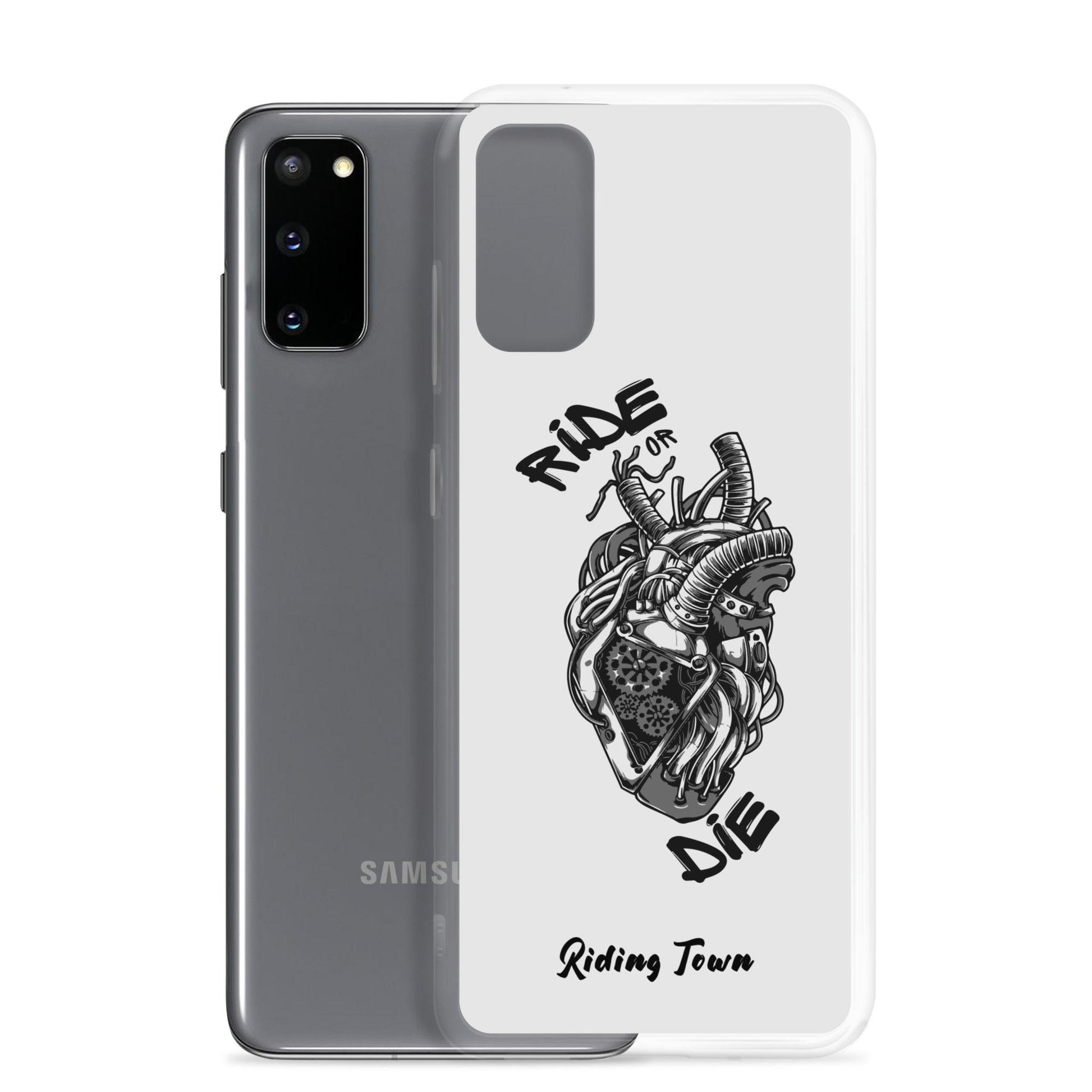 Coque Samsung® - MACHINEHEART - Blanche - Riding Town