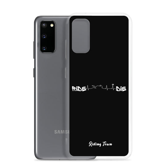 Coque Samsung® - HEARTBEAT - Noire - Riding Town