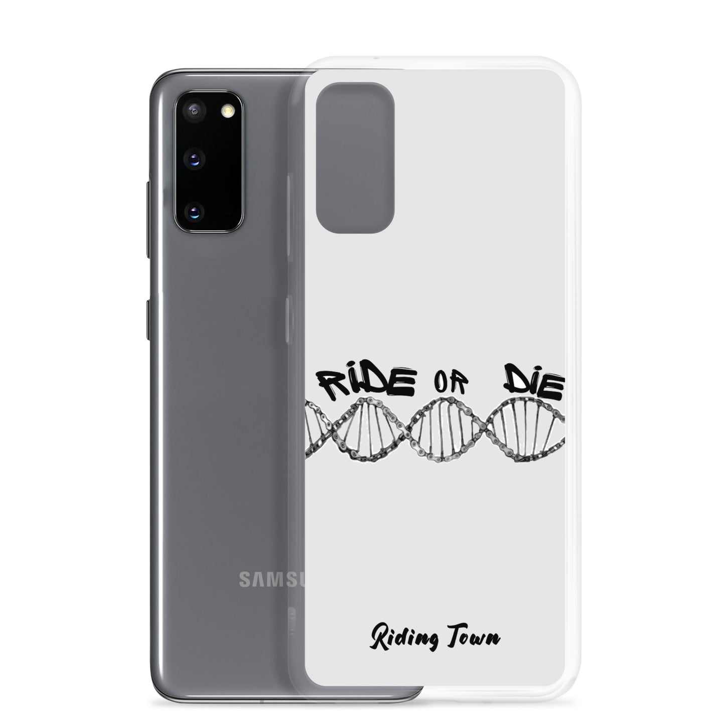 Coque Samsung® - ADN - Blanche - Riding Town