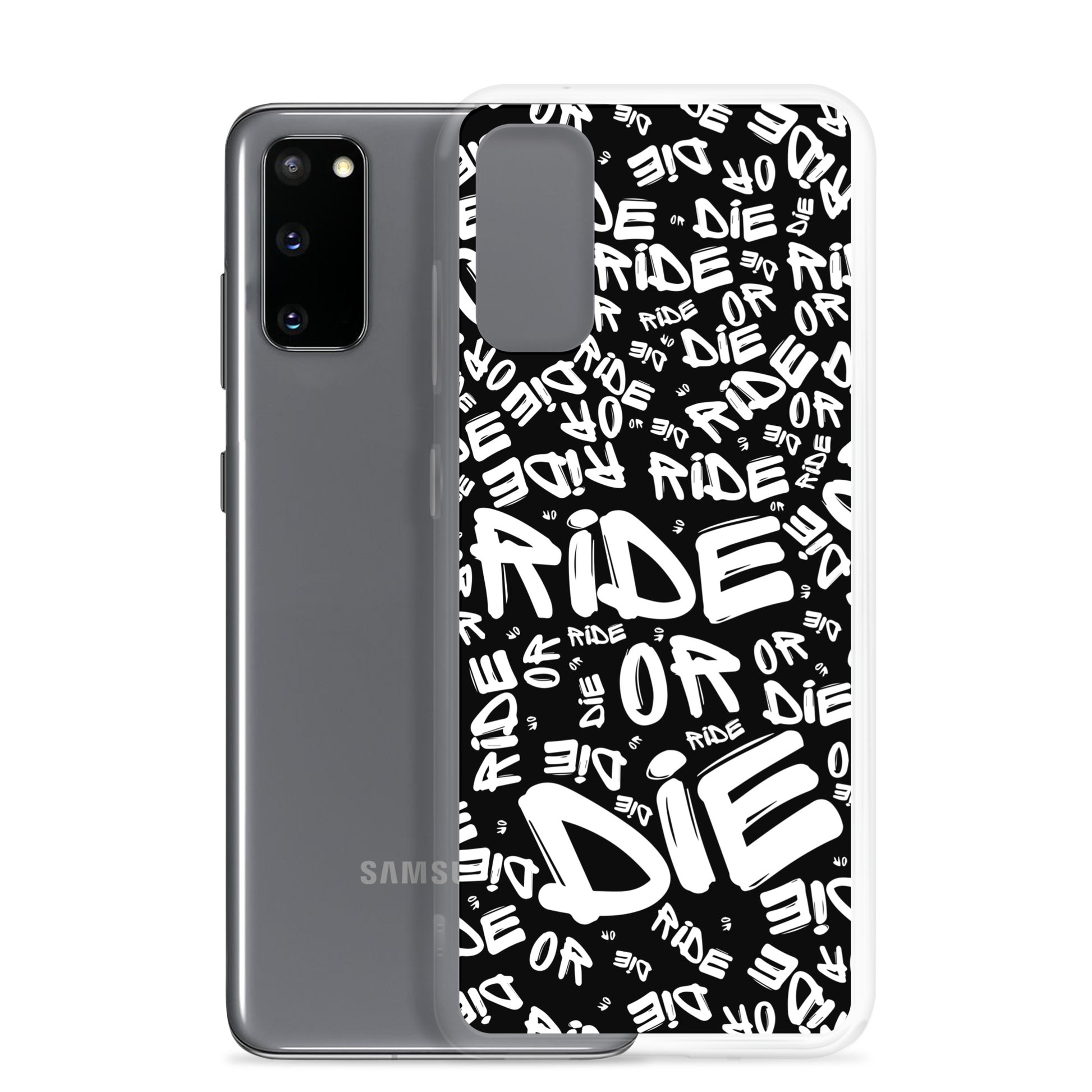 Coque Samsung® - RIDE OR DIE - Noire - Riding Town