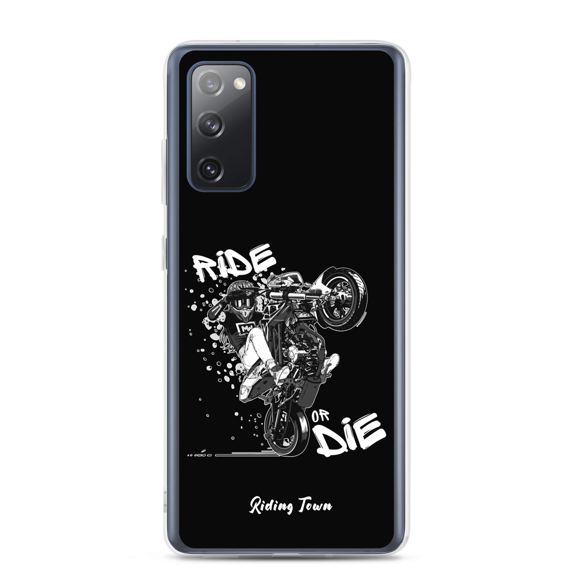 Coque Samsung® - SUPERMOTGIRL - Noire - Riding Town