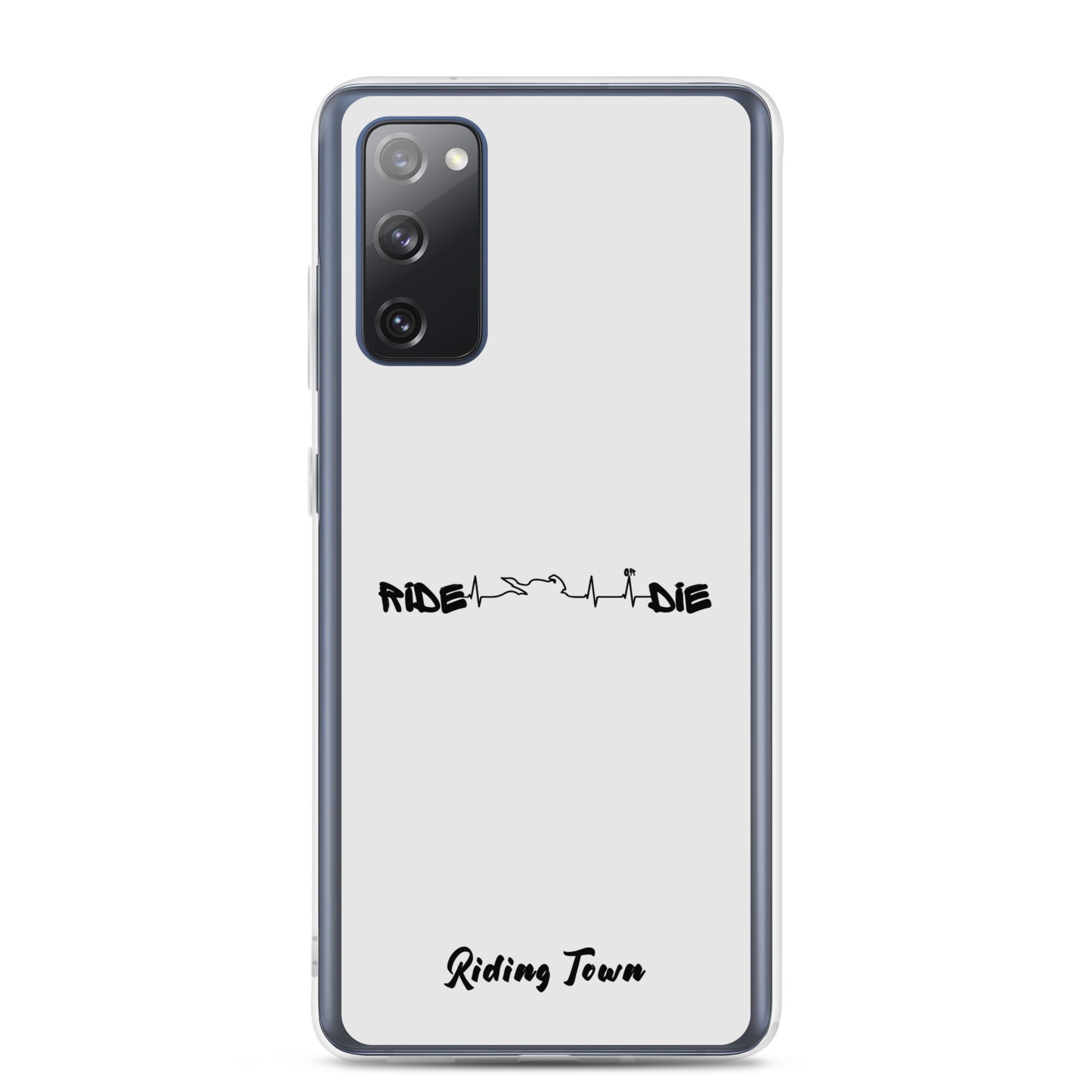 Coque Samsung® - HEARTBEAT - Blanche - Riding Town