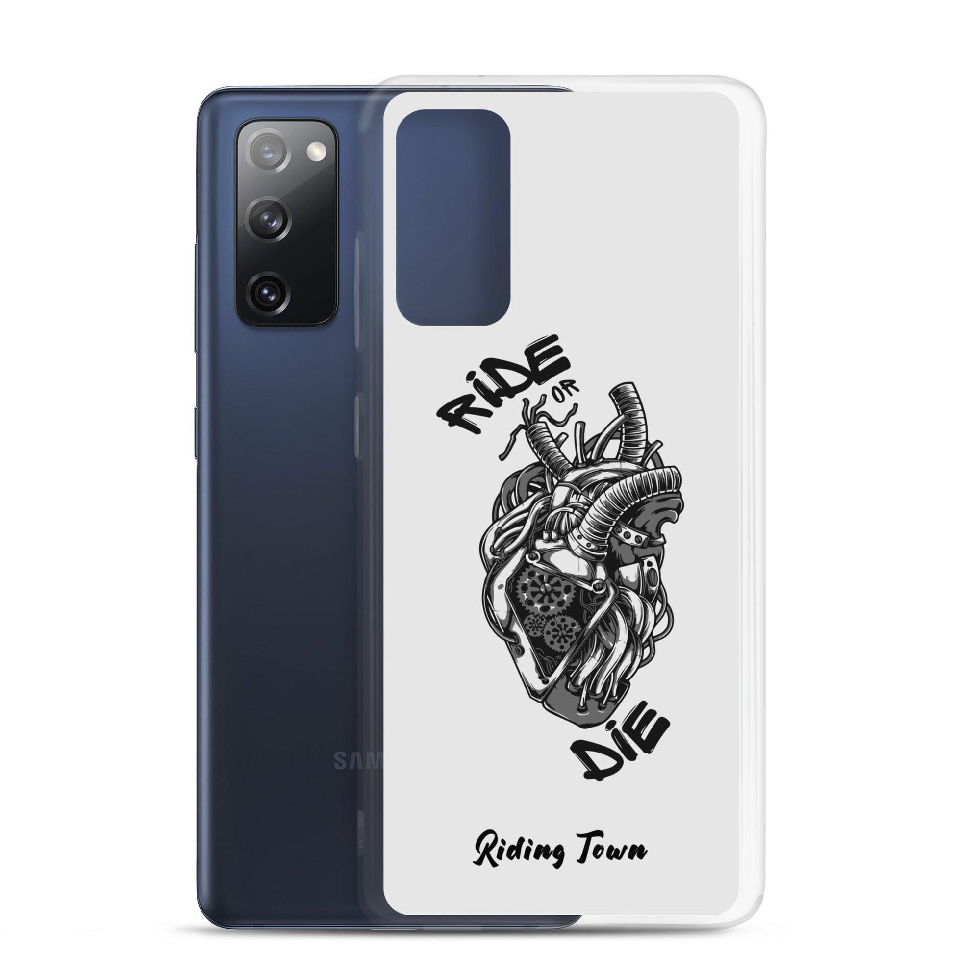 Coque Samsung® - MACHINEHEART - Blanche - Riding Town