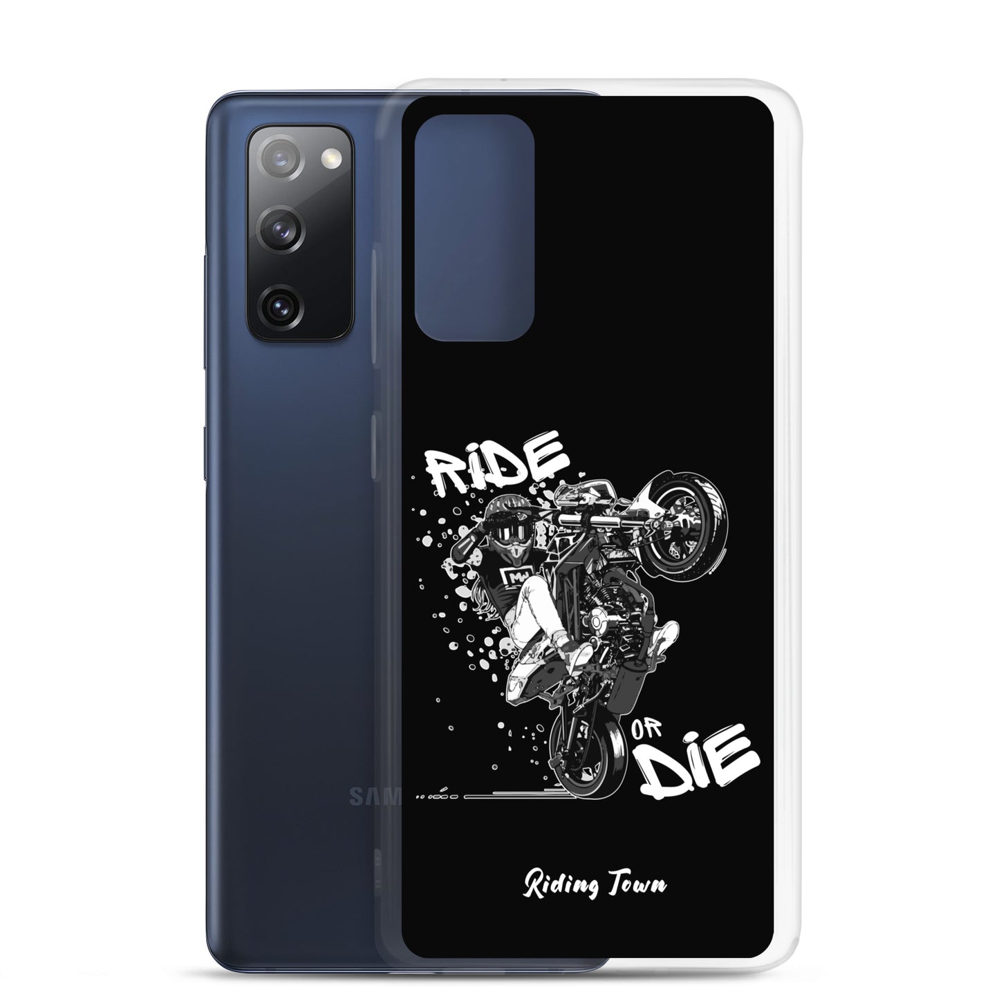 Coque Samsung® - SUPERMOTGIRL - Noire - Riding Town