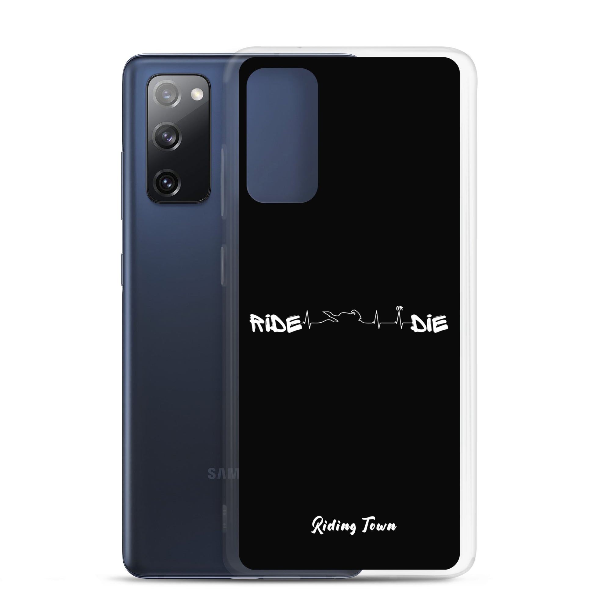 Coque Samsung® - HEARTBEAT - Noire - Riding Town