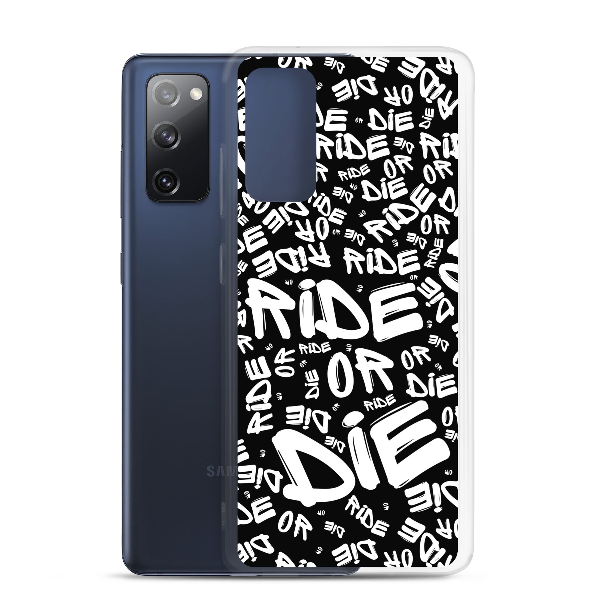 Coque Samsung® - RIDE OR DIE - Noire - Riding Town