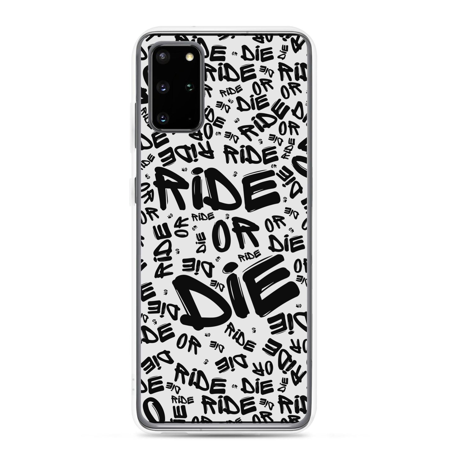 Coque Samsung® - RIDE OR DIE - Blanche - Riding Town