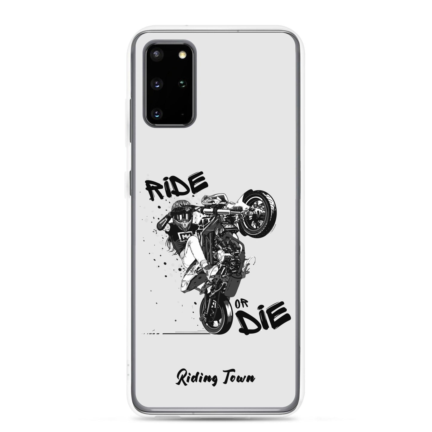 Coque Samsung® - SUPERMOTGIRL - Blanche - Riding Town