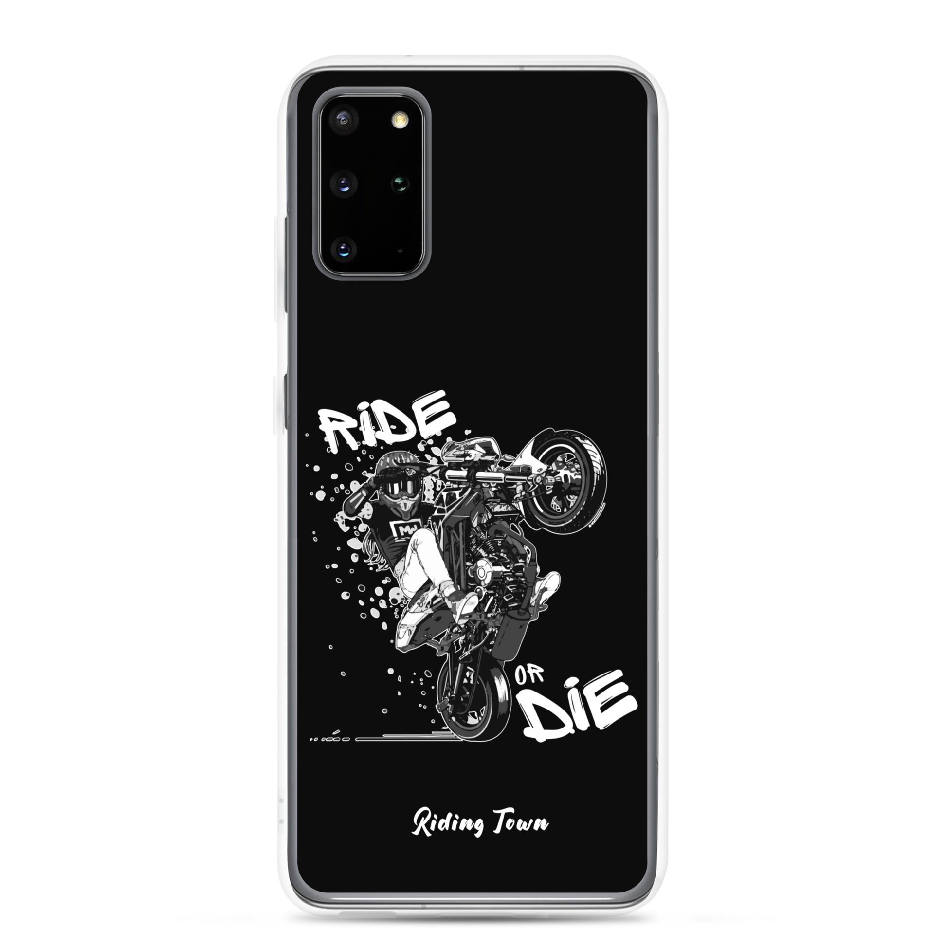 Coque Samsung® - SUPERMOTGIRL - Noire - Riding Town