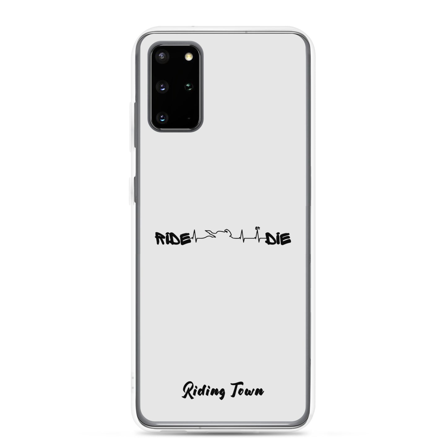 Coque Samsung® - HEARTBEAT - Blanche - Riding Town