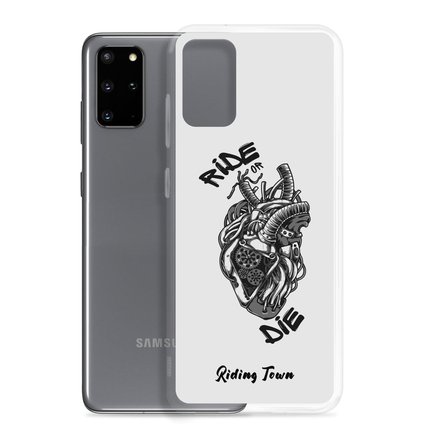 Coque Samsung® - MACHINEHEART - Blanche - Riding Town