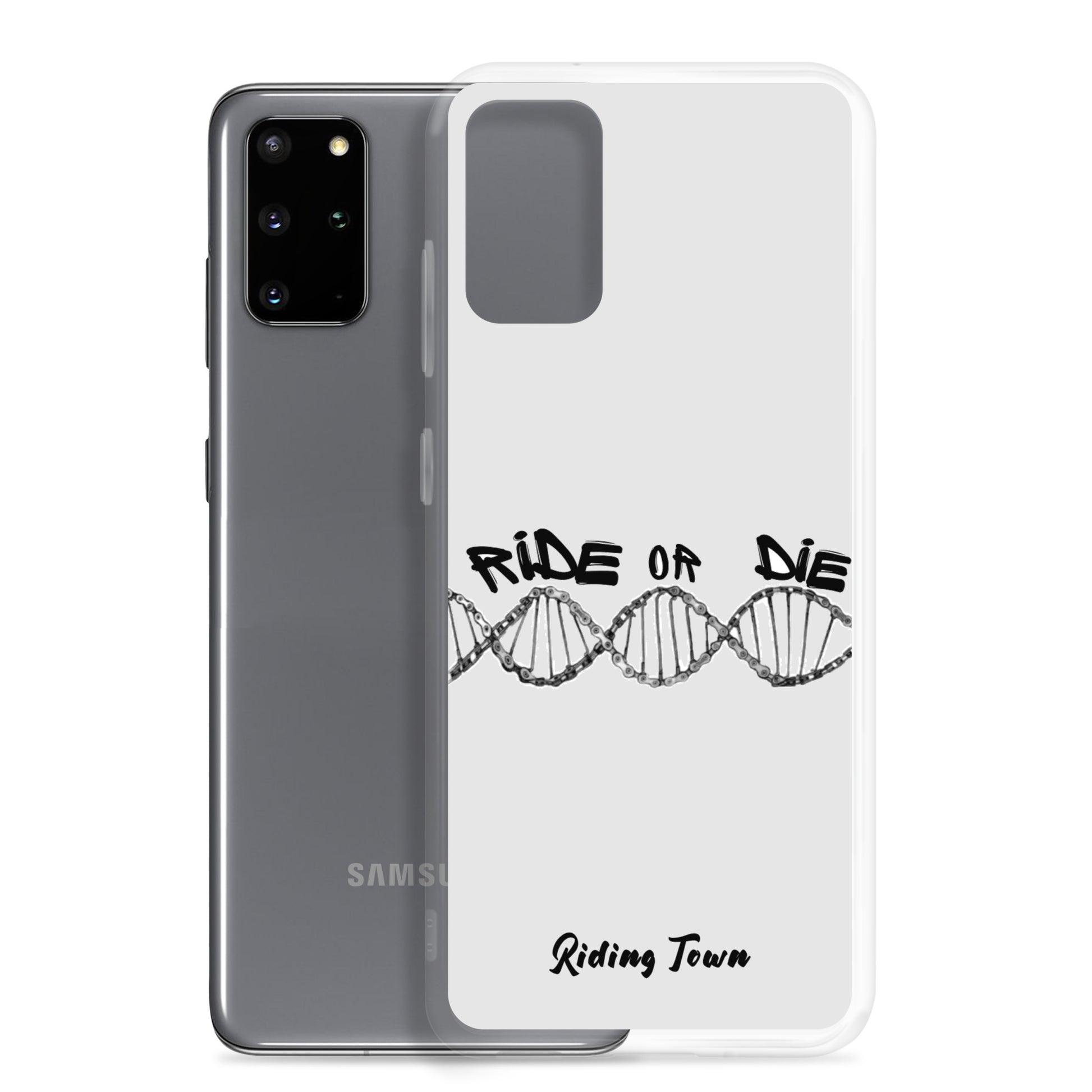 Coque Samsung® - ADN - Blanche - Riding Town