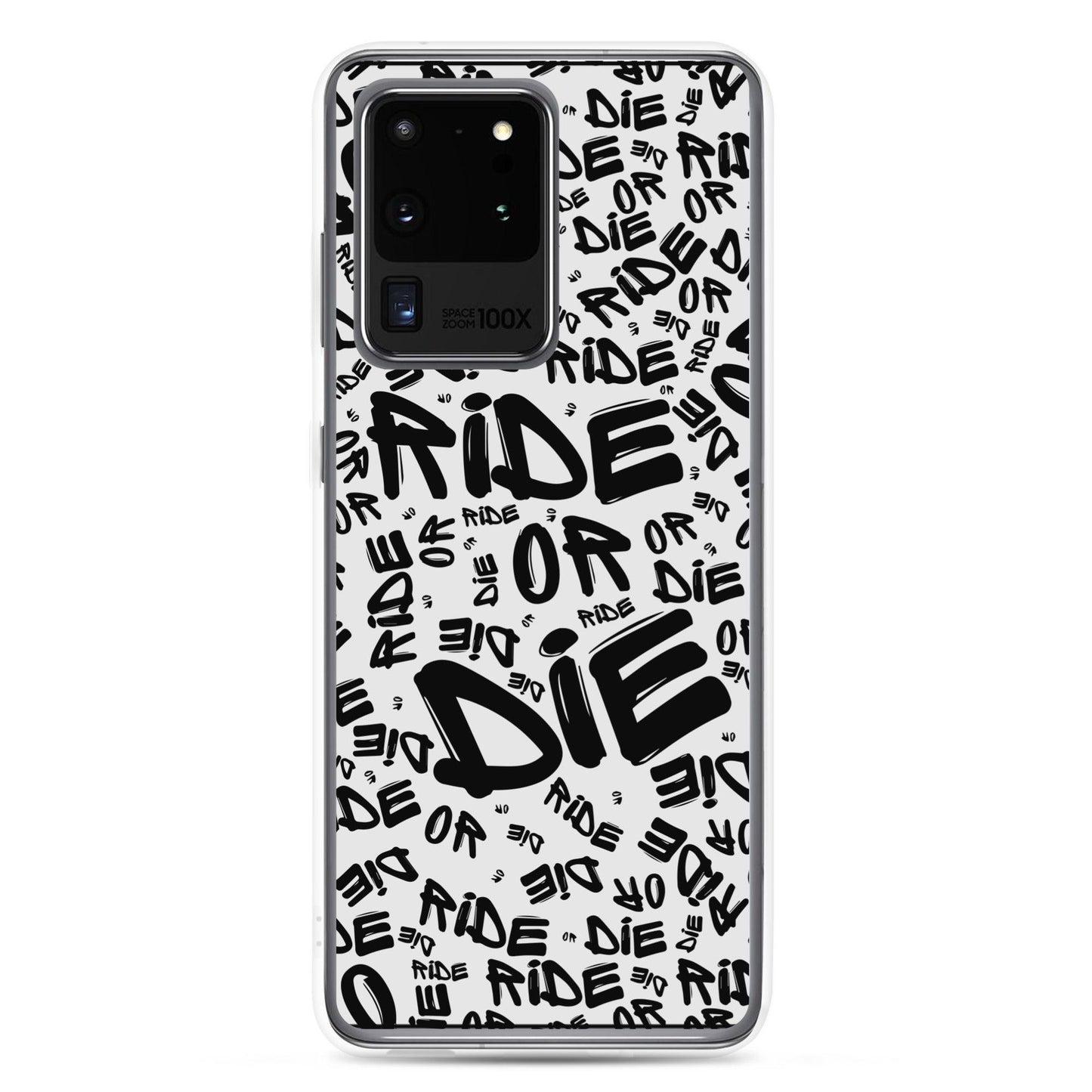 Coque Samsung® - RIDE OR DIE - Blanche - Riding Town