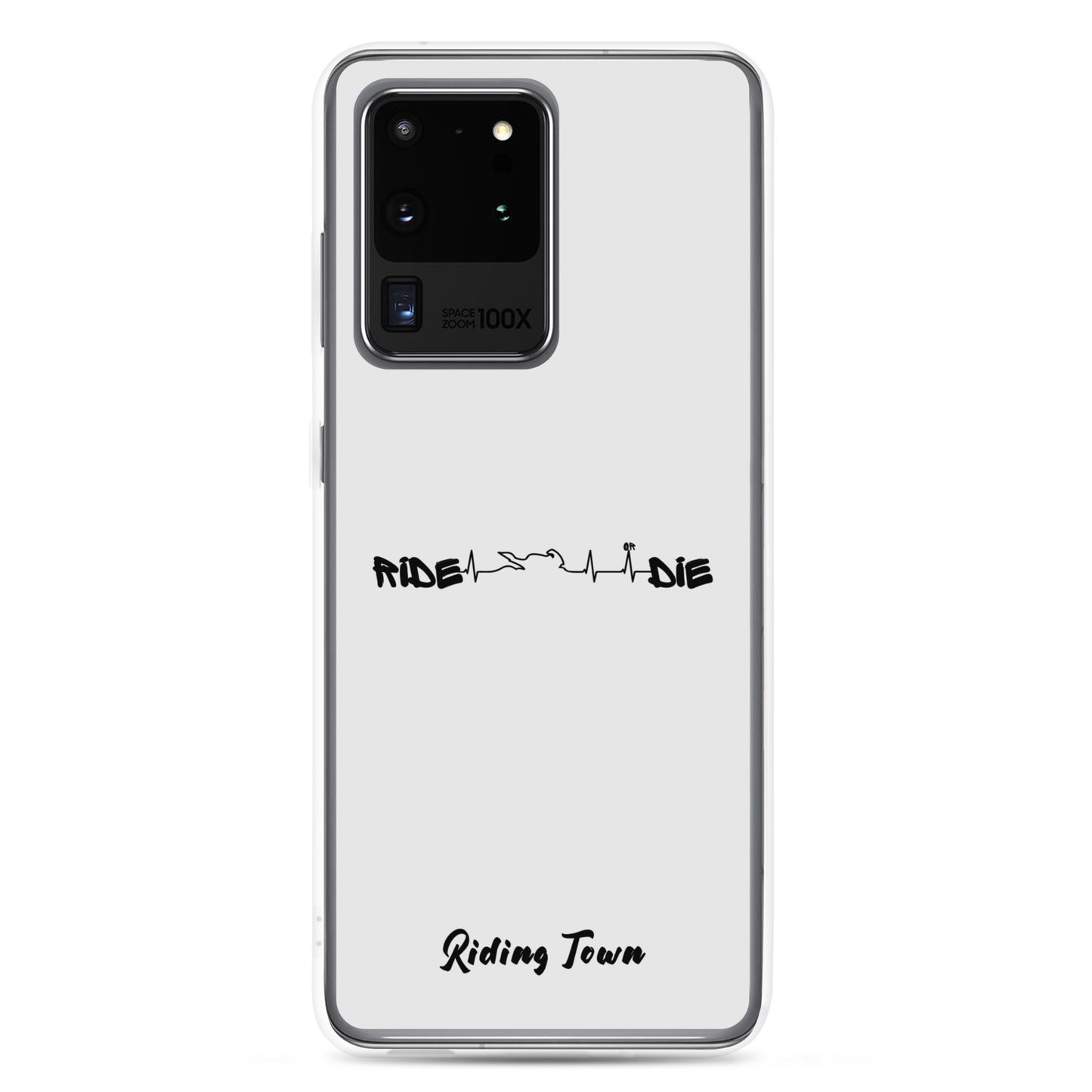 Coque Samsung® - HEARTBEAT - Blanche - Riding Town