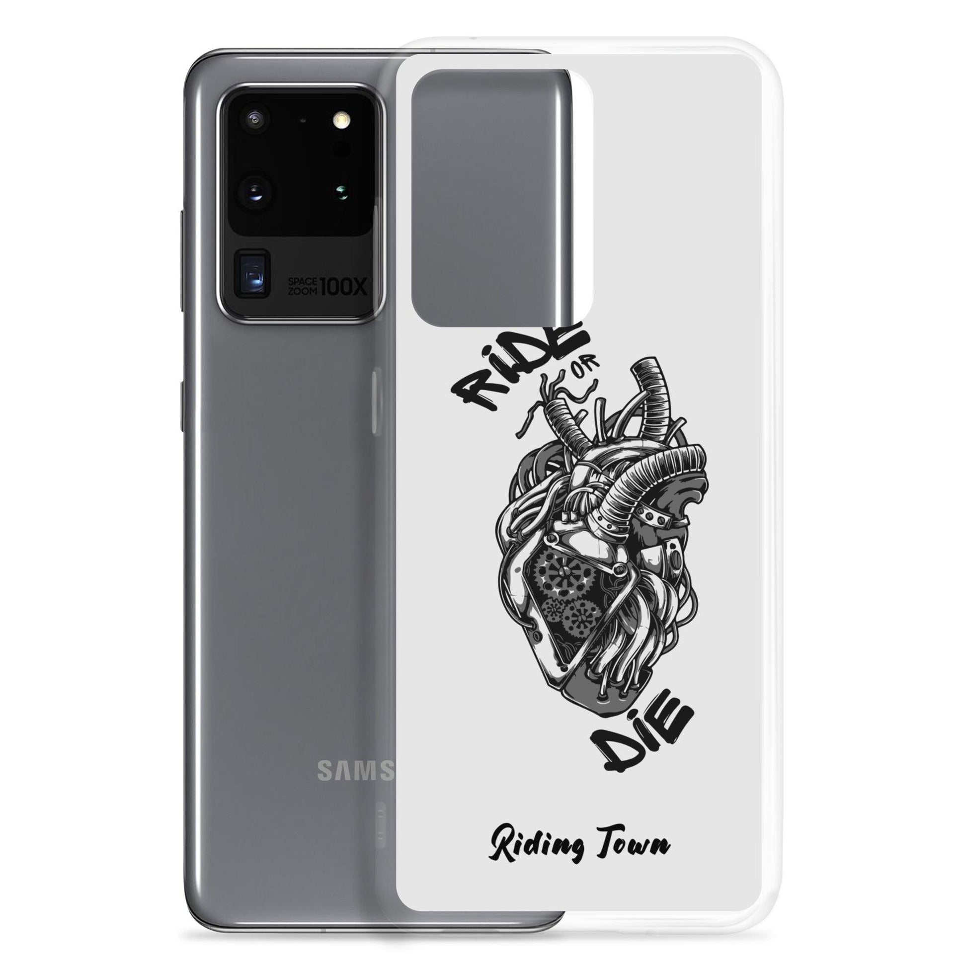 Coque Samsung® - MACHINEHEART - Blanche - Riding Town