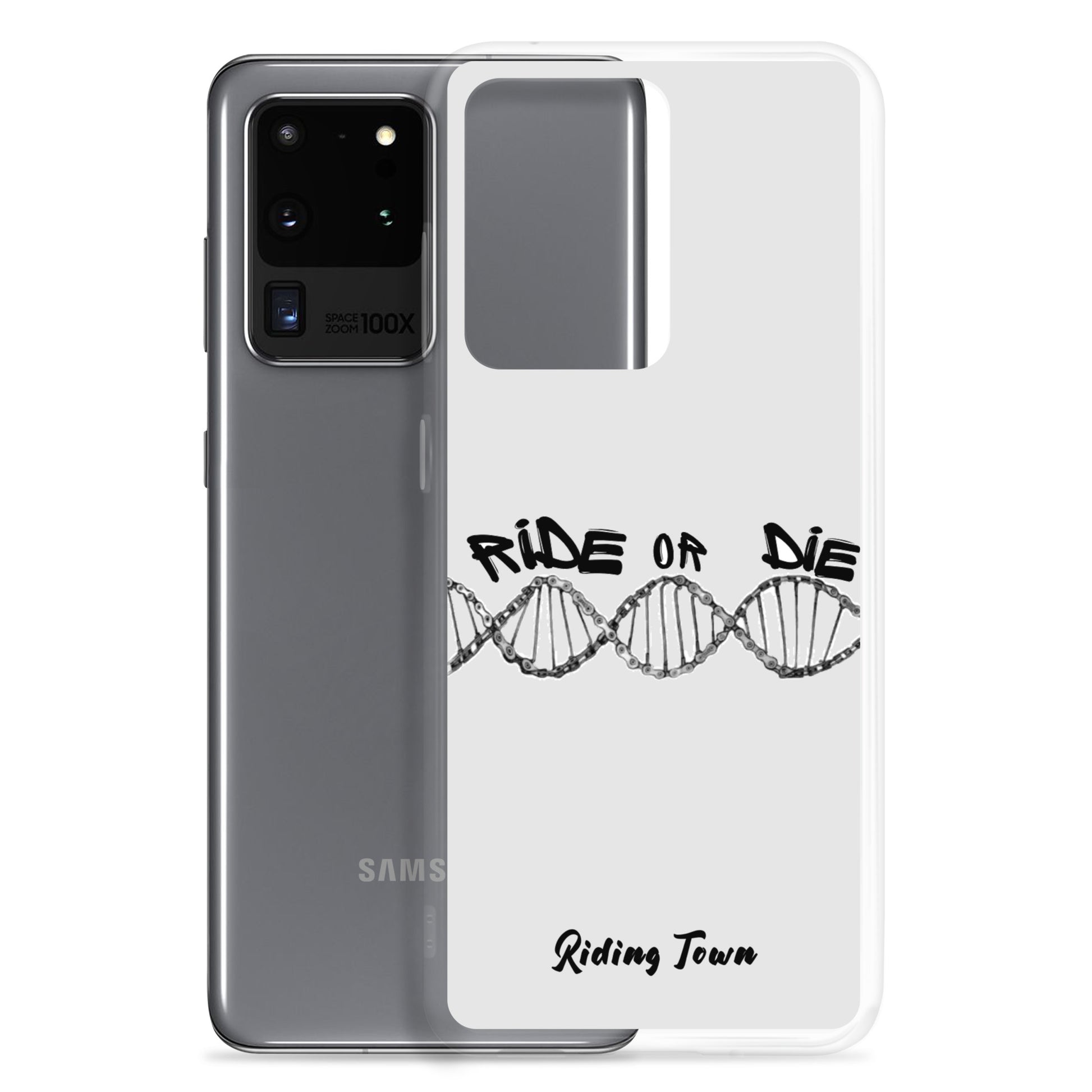 Coque Samsung® - ADN - Blanche - Riding Town