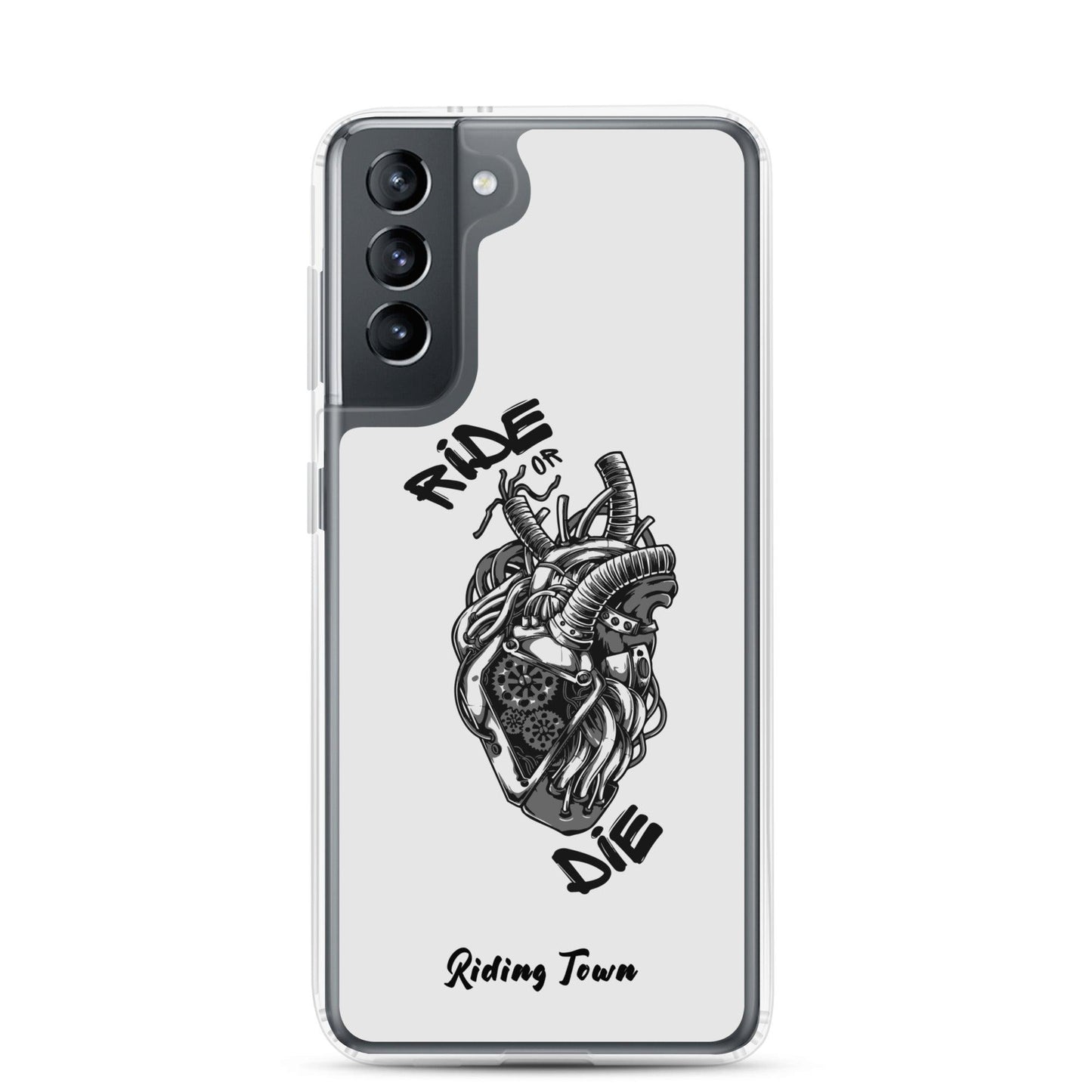 Coque Samsung® - MACHINEHEART - Blanche - Riding Town