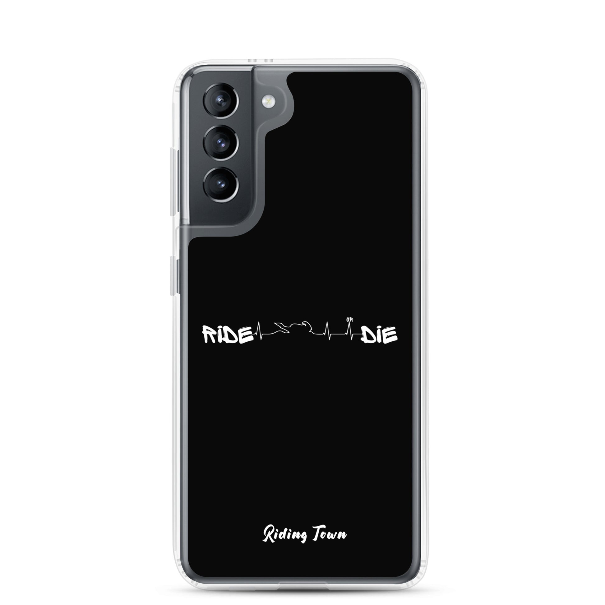 Coque Samsung® - HEARTBEAT - Noire - Riding Town