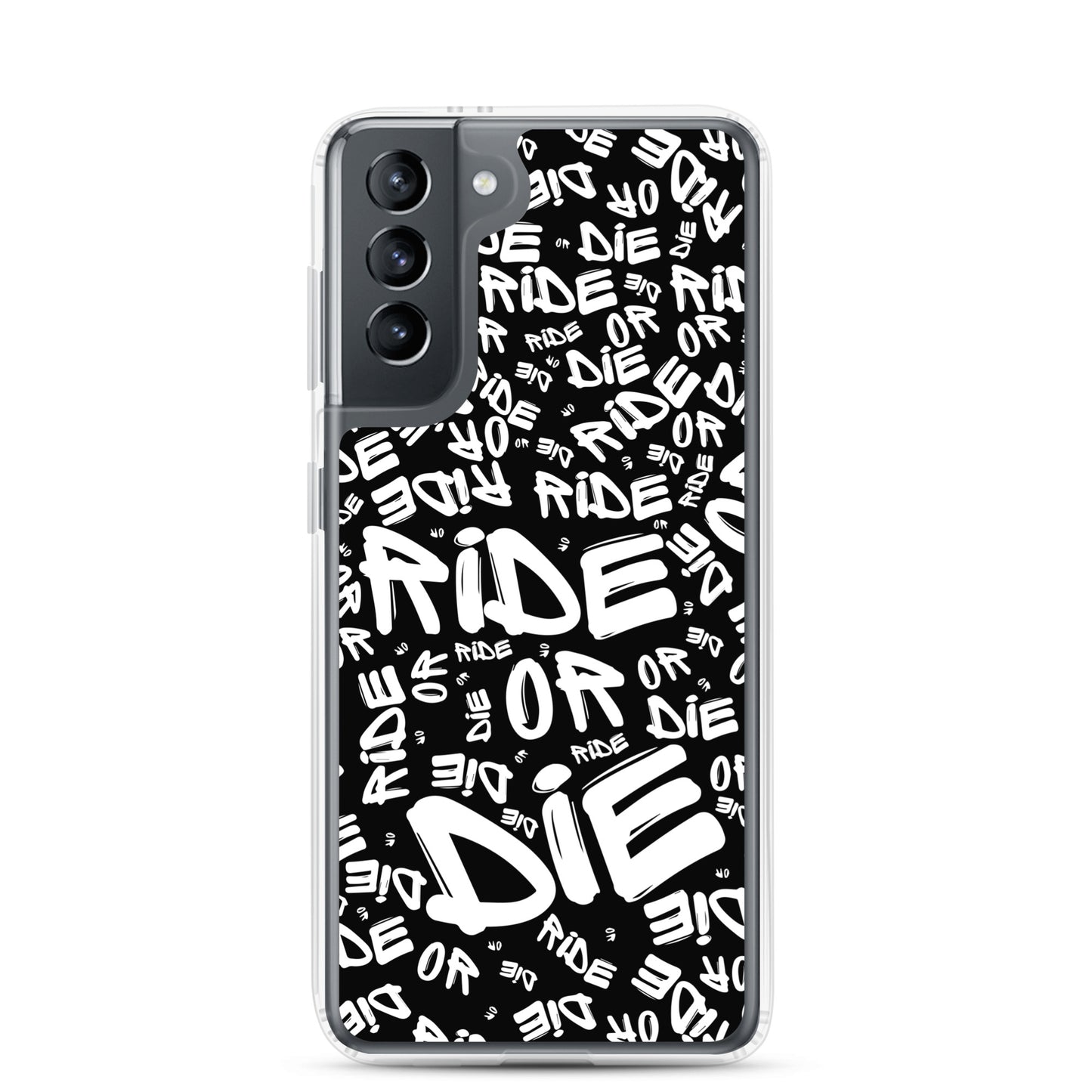 Coque Samsung® - RIDE OR DIE - Noire - Riding Town