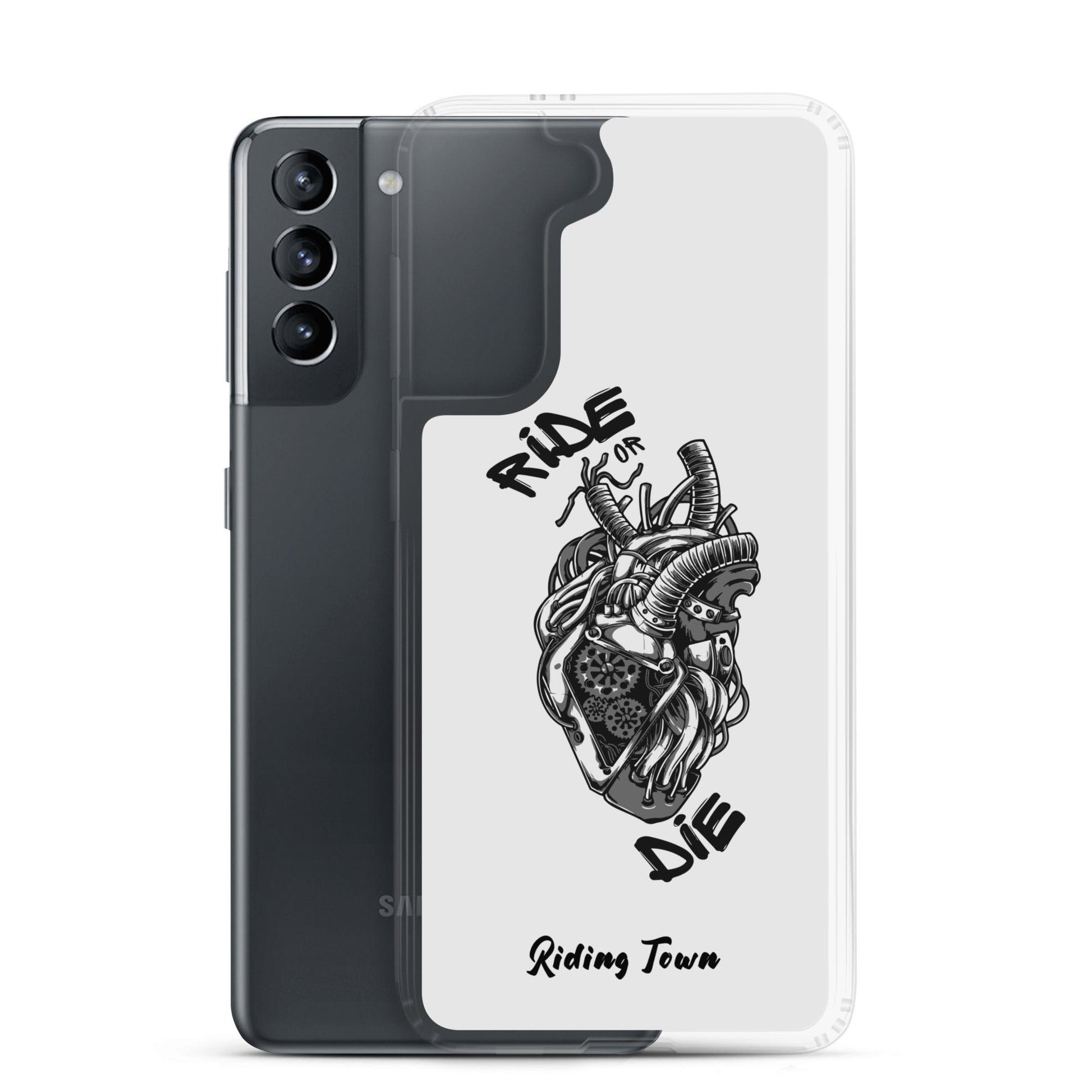 Coque Samsung® - MACHINEHEART - Blanche - Riding Town