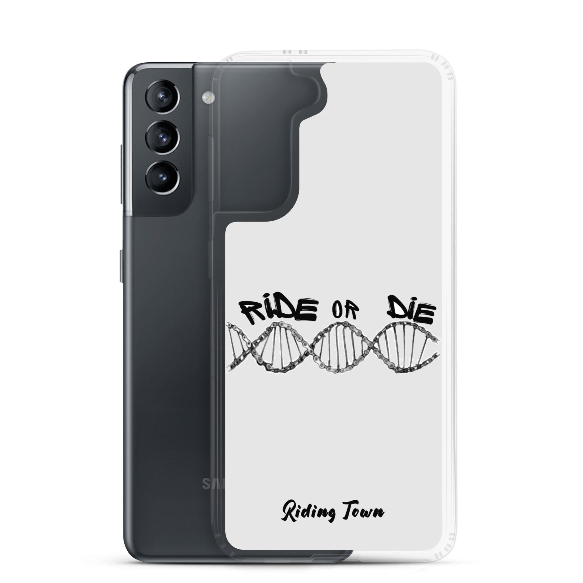 Coque Samsung® - ADN - Blanche - Riding Town