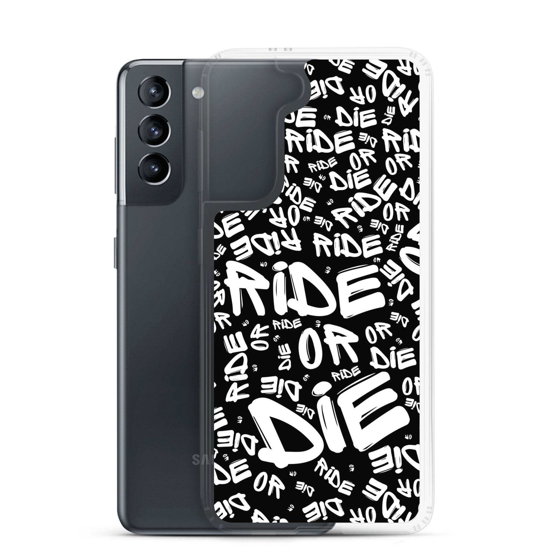 Coque Samsung® - RIDE OR DIE - Noire - Riding Town