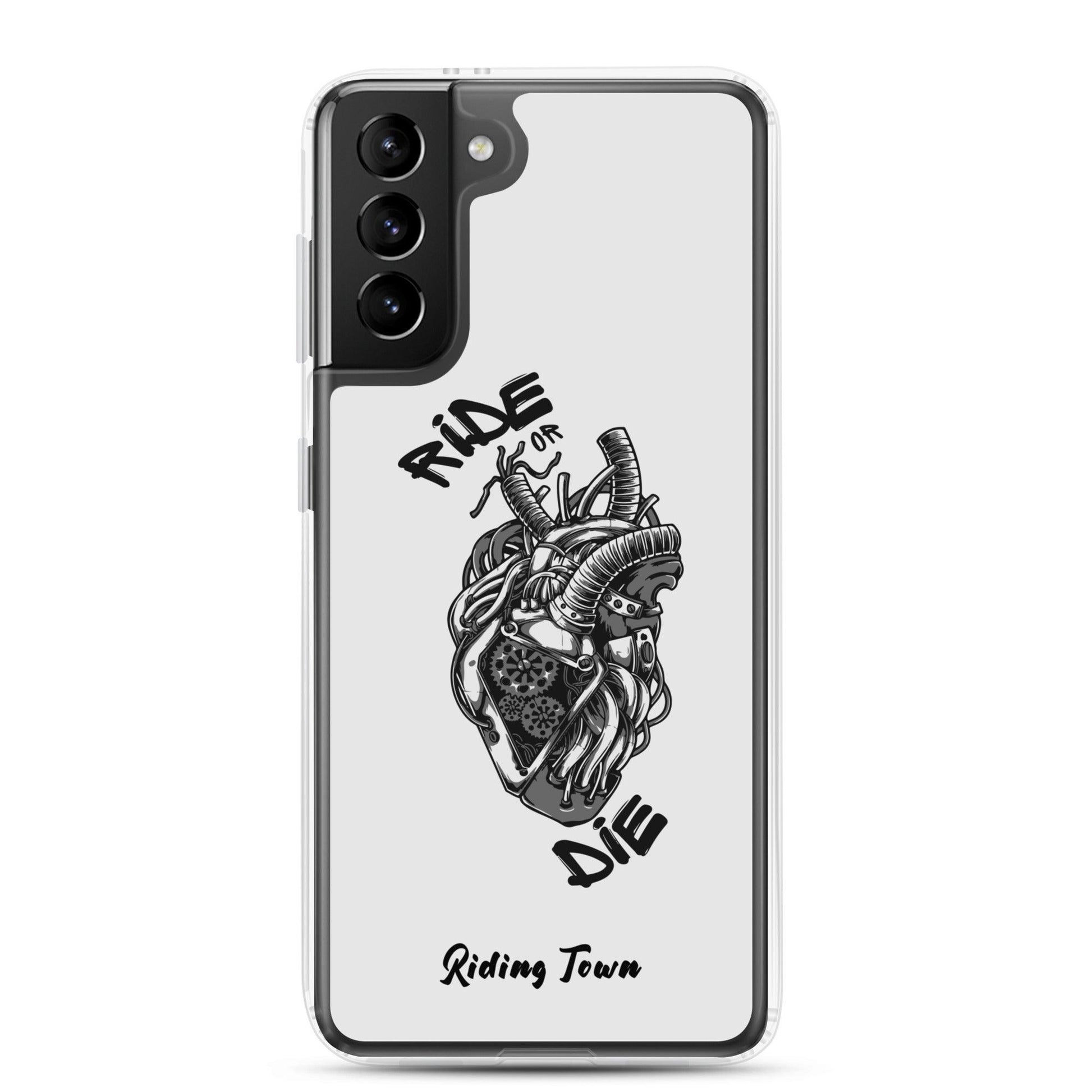 Coque Samsung® - MACHINEHEART - Blanche - Riding Town