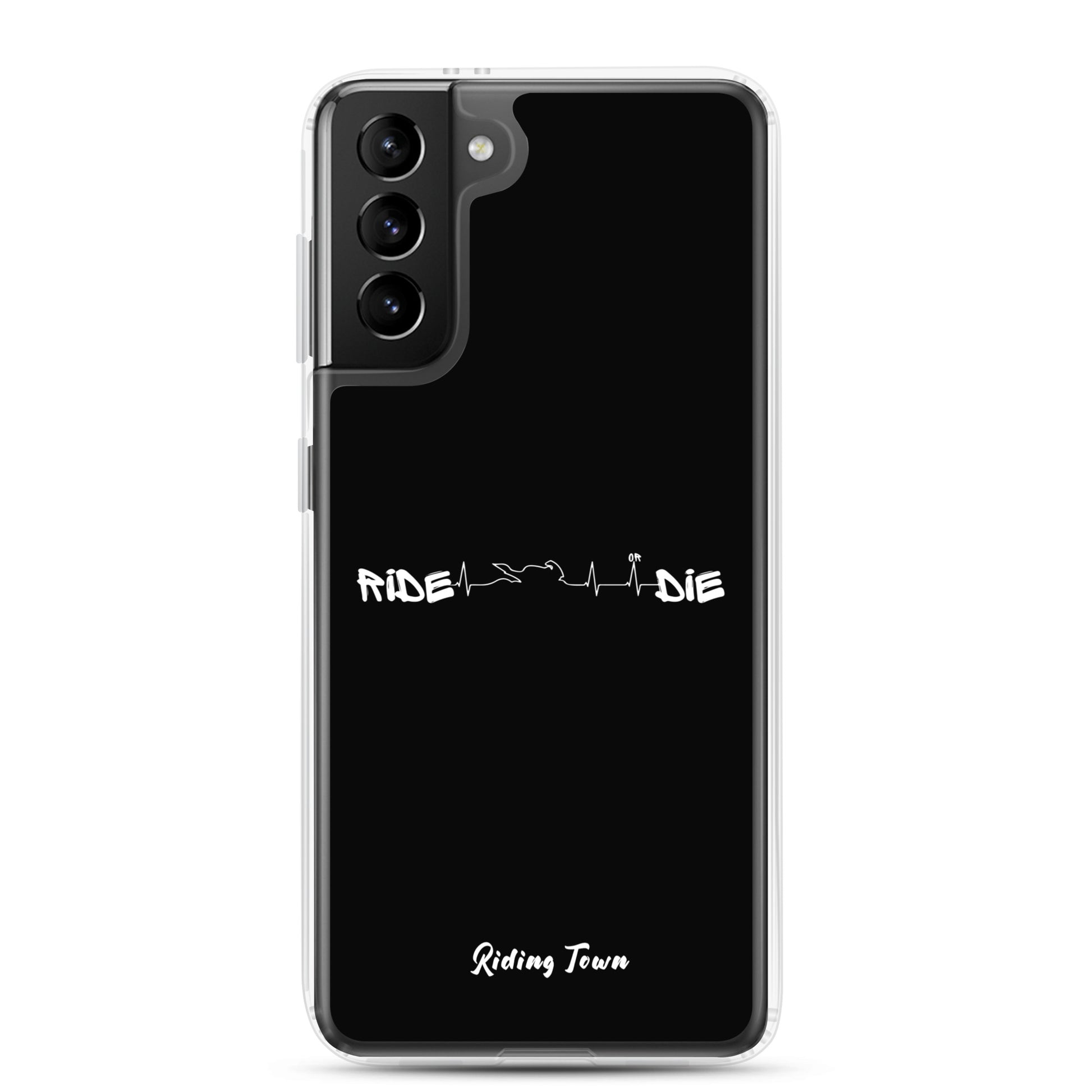 Coque Samsung® - HEARTBEAT - Noire - Riding Town