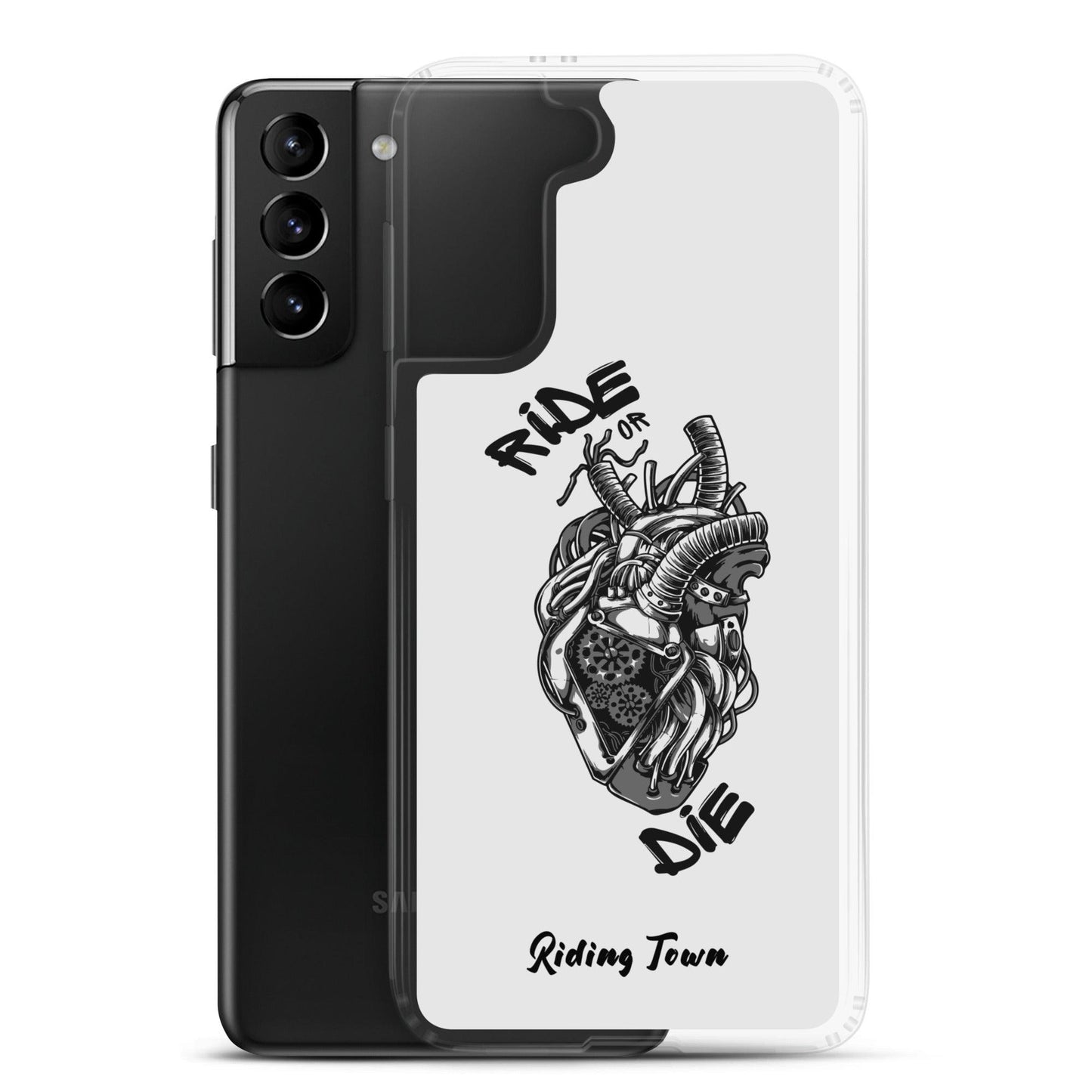 Coque Samsung® - MACHINEHEART - Blanche - Riding Town