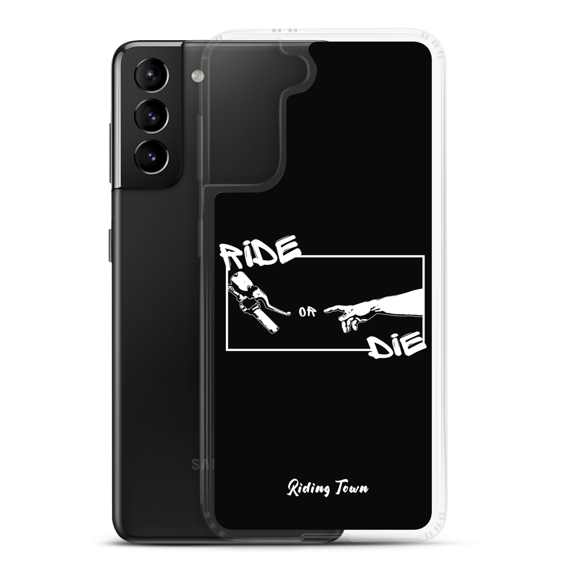 Coque Samsung® - SIXTINE - Noire - Riding Town