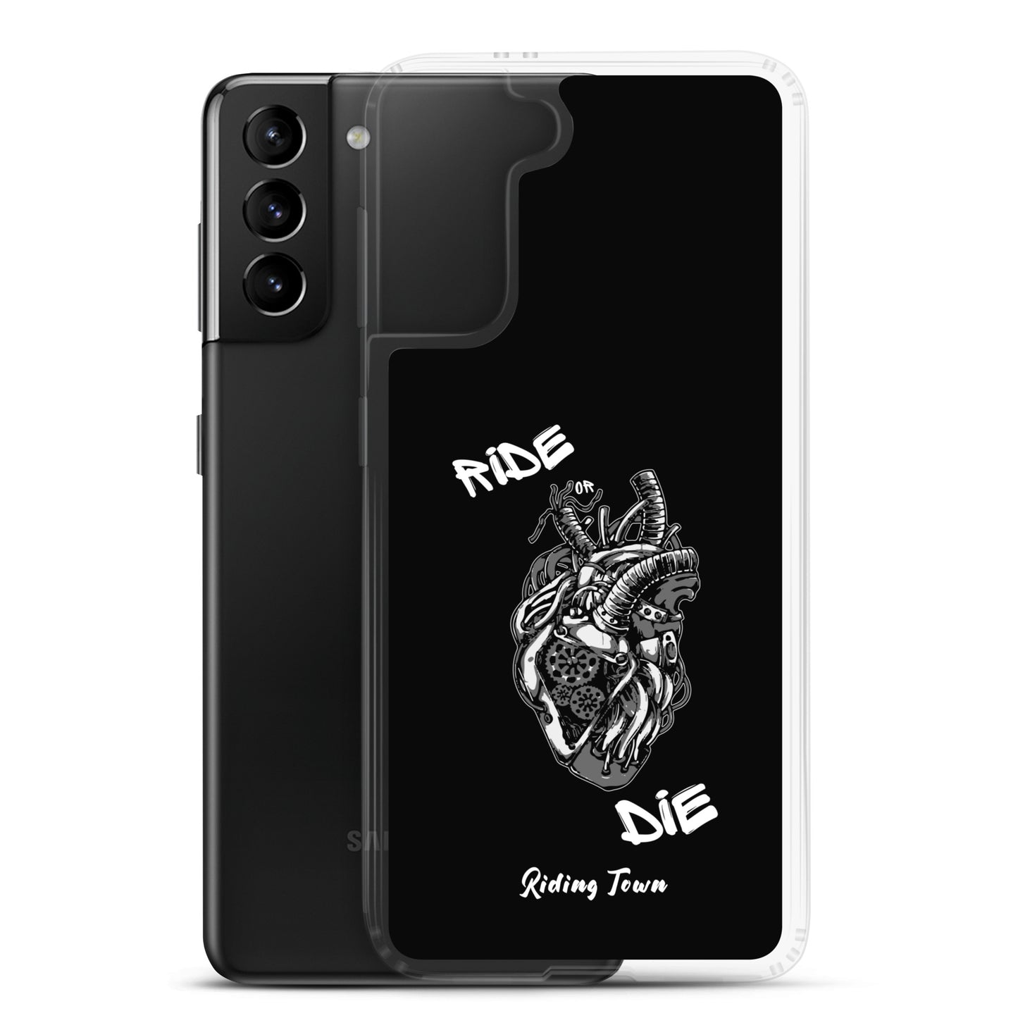 Coque Samsung® - MACHINEHEART - Noire - Riding Town