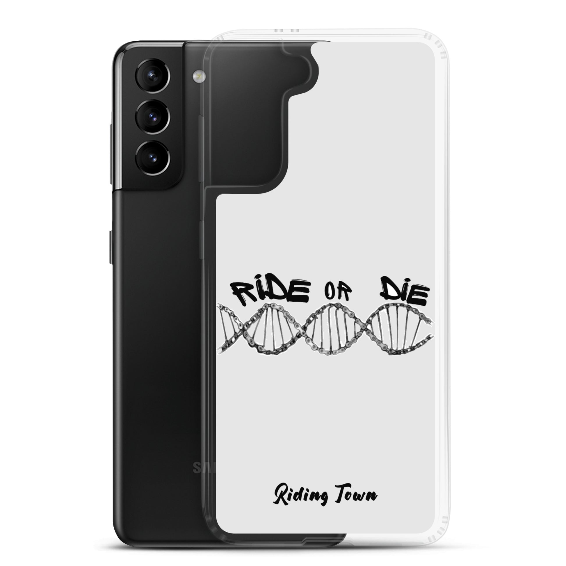 Coque Samsung® - ADN - Blanche - Riding Town