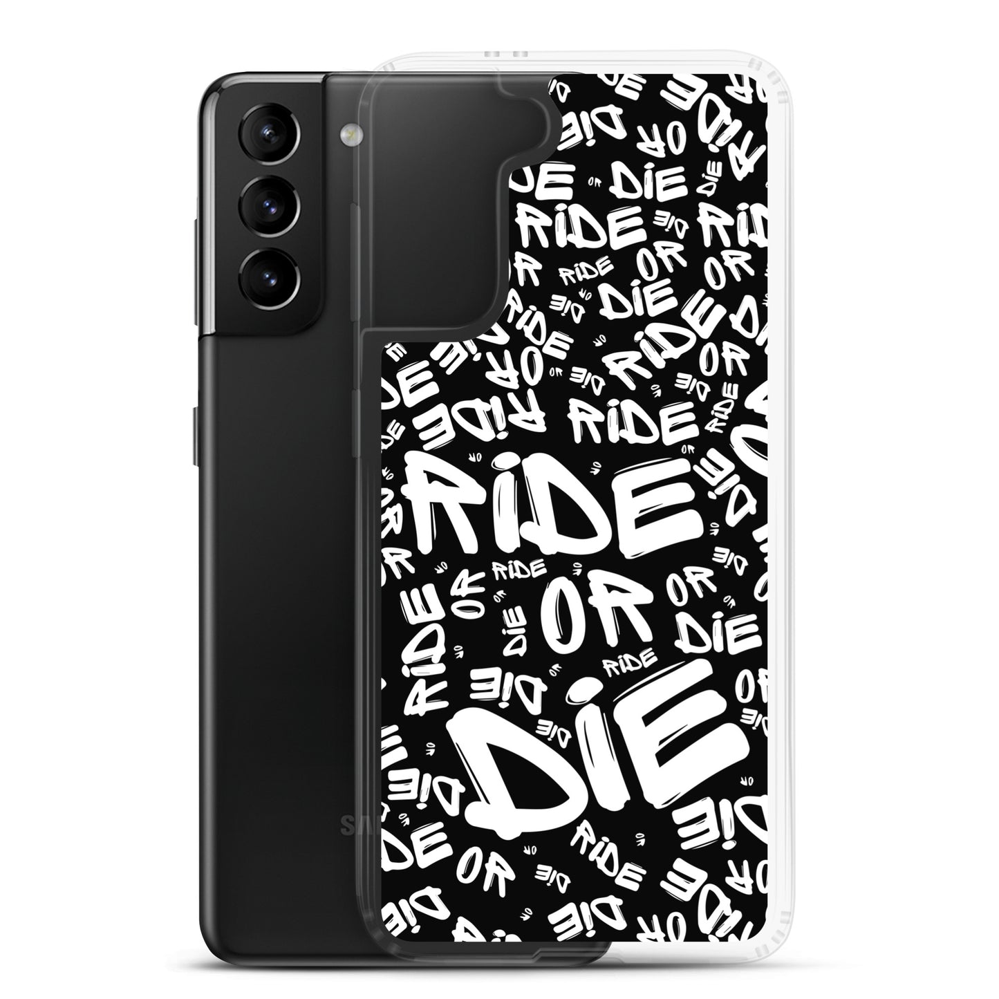 Coque Samsung® - RIDE OR DIE - Noire - Riding Town