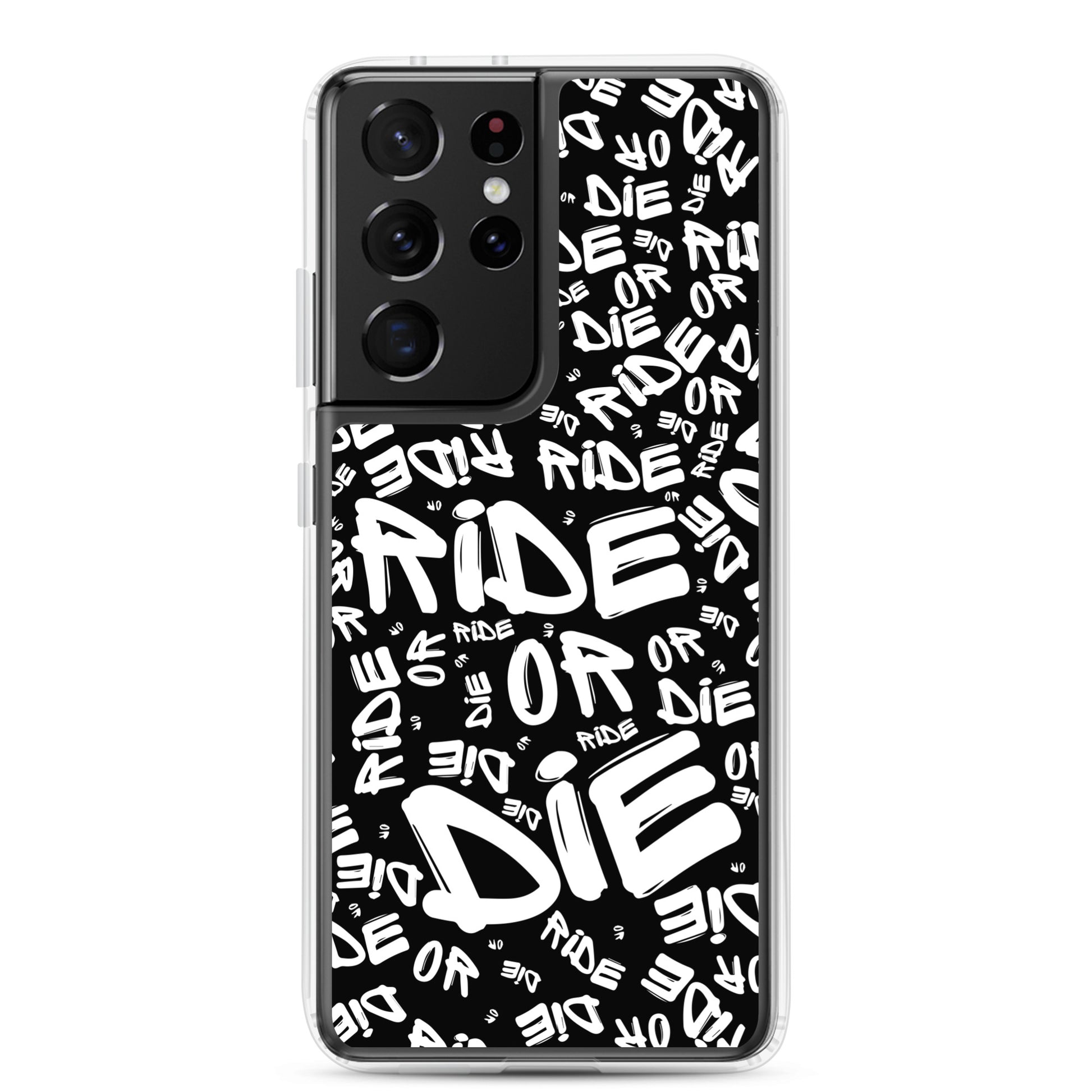 Coque Samsung® - RIDE OR DIE - Noire - Riding Town