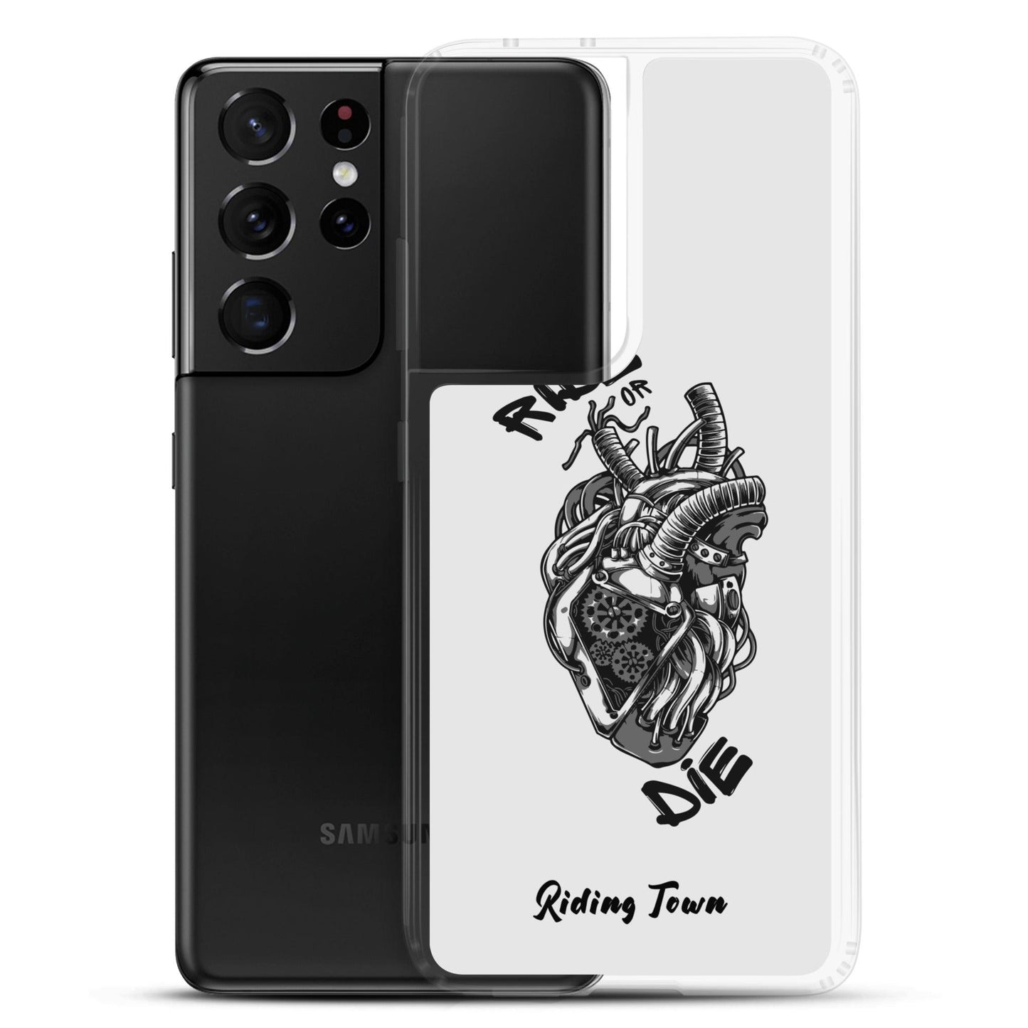 Coque Samsung® - MACHINEHEART - Blanche - Riding Town