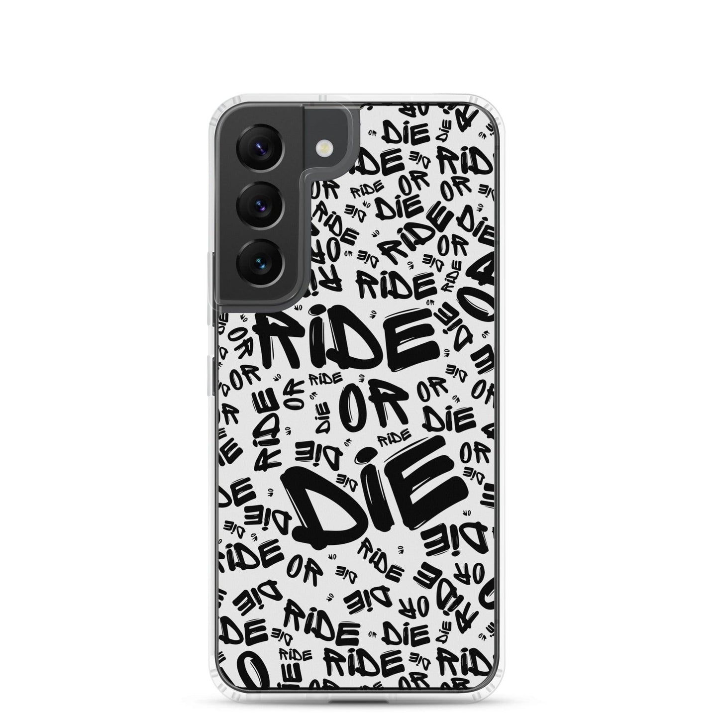 Coque Samsung® - RIDE OR DIE - Blanche - Riding Town