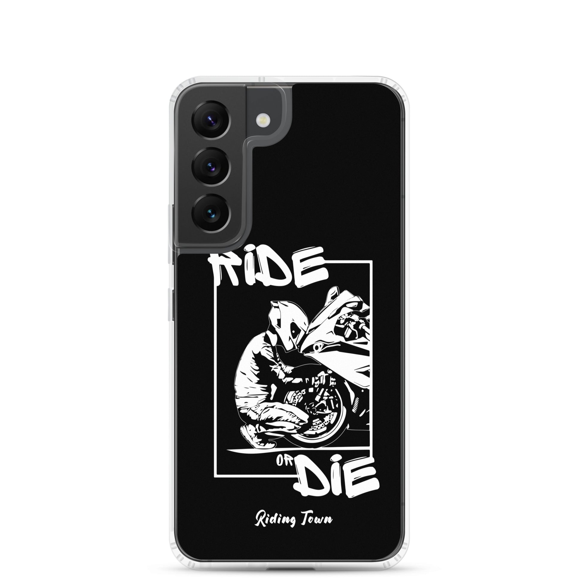 Coque Samsung® - BIKERBOY - Noire - Riding Town