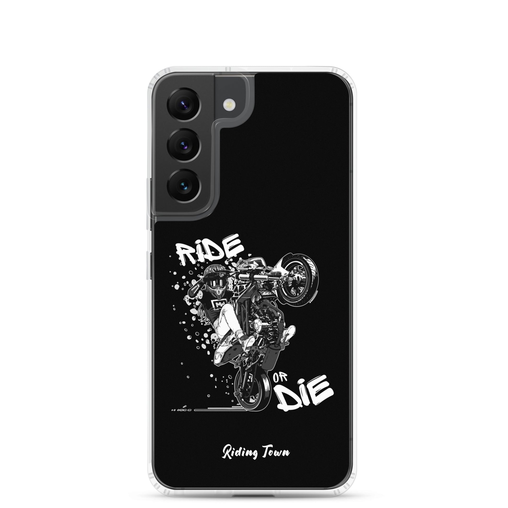 Coque Samsung® - SUPERMOTGIRL - Noire - Riding Town