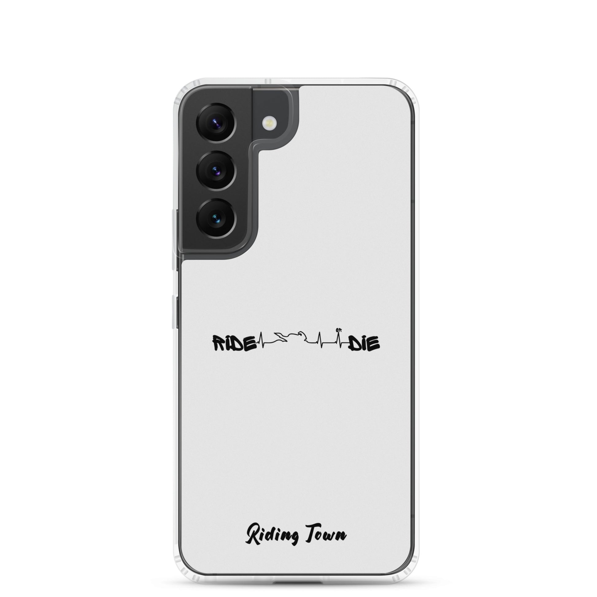 Coque Samsung® - HEARTBEAT - Blanche - Riding Town