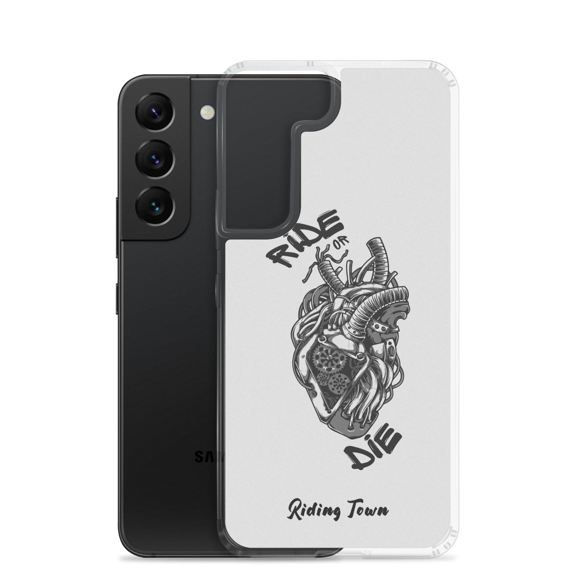 Coque Samsung® - MACHINEHEART - Blanche - Riding Town