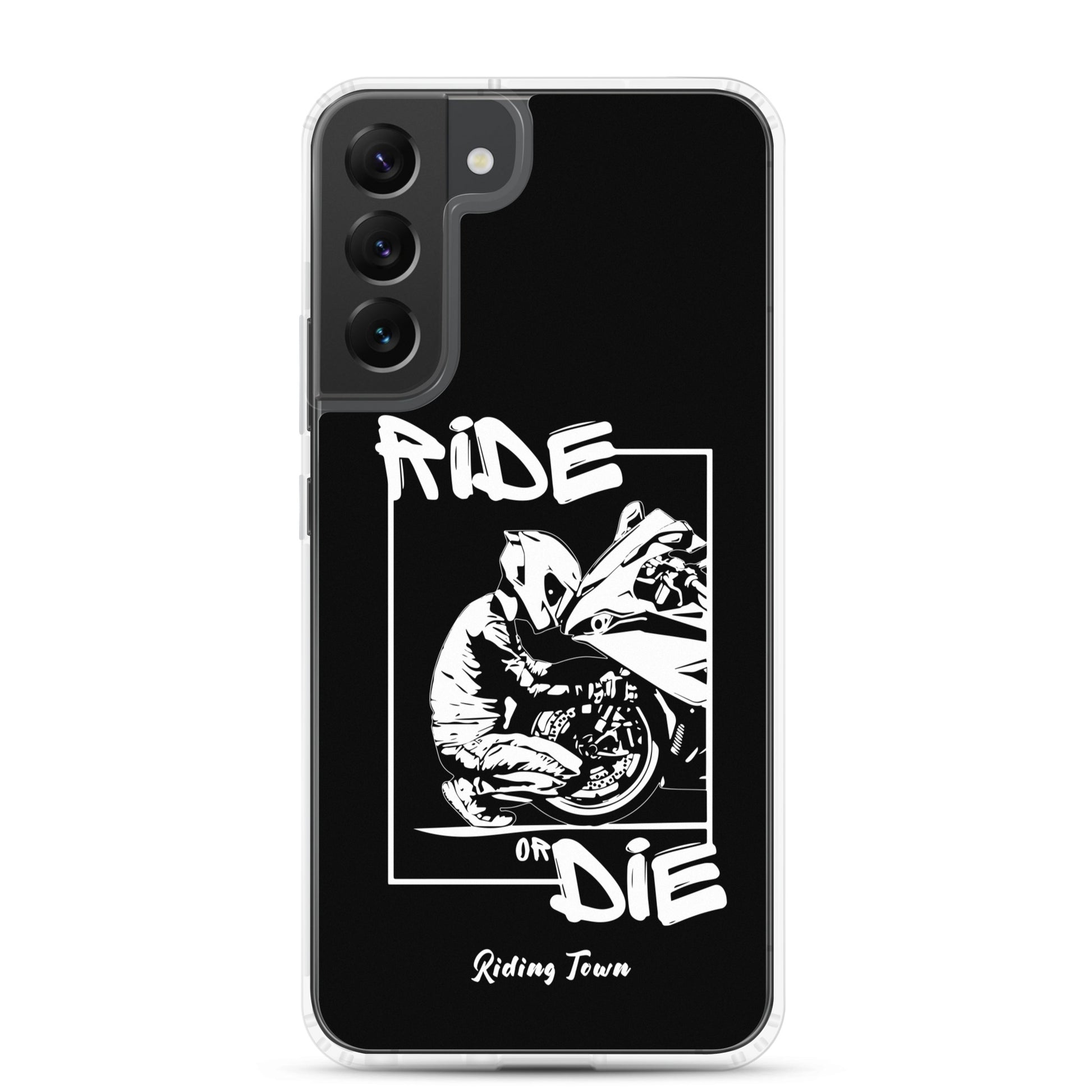 Coque Samsung® - BIKERBOY - Noire - Riding Town