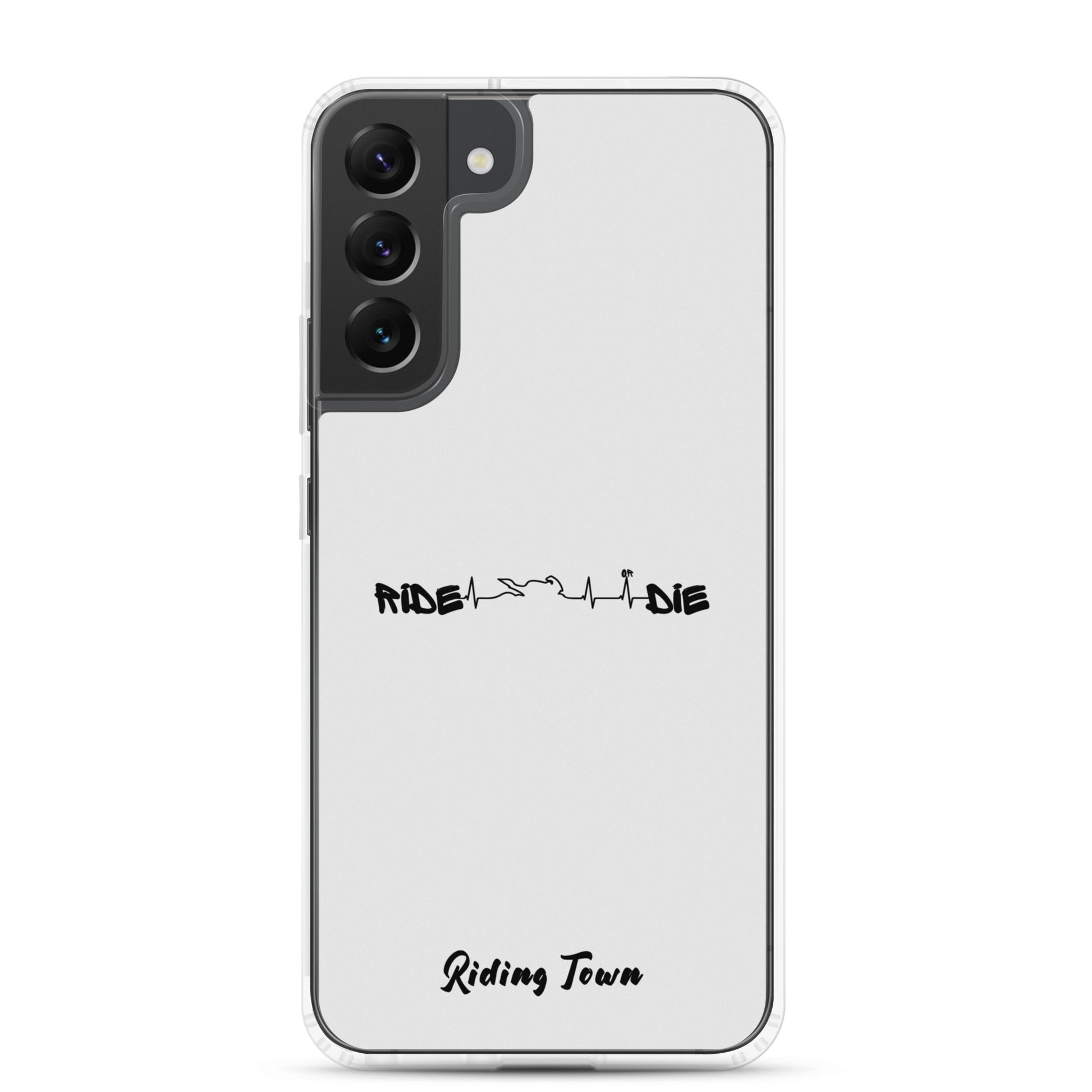 Coque Samsung® - HEARTBEAT - Blanche - Riding Town