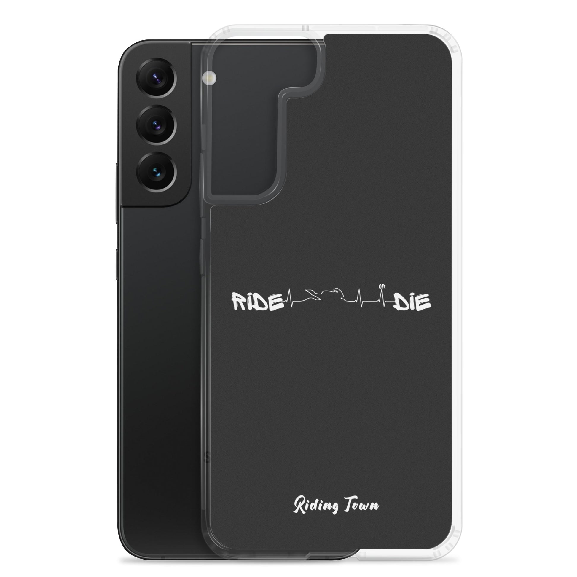 Coque Samsung® - HEARTBEAT - Noire - Riding Town