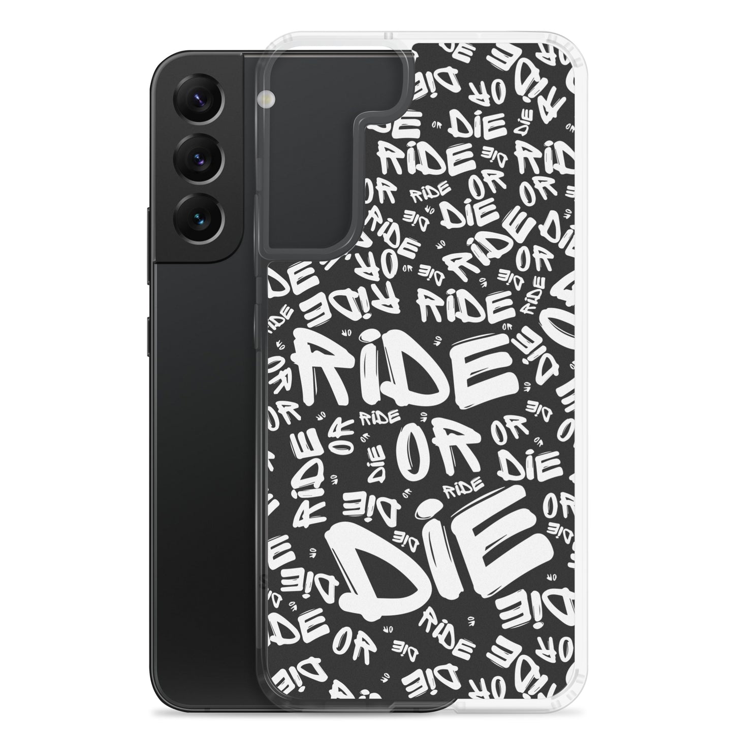 Coque Samsung® - RIDE OR DIE - Noire - Riding Town