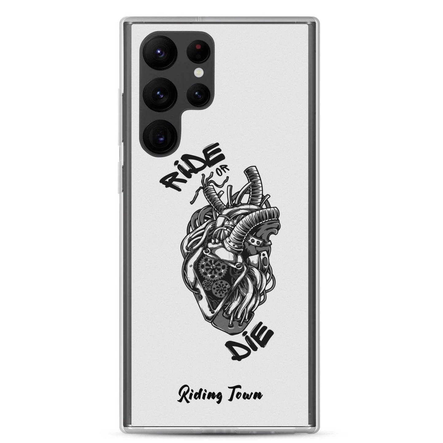 Coque Samsung® - MACHINEHEART - Blanche - Riding Town