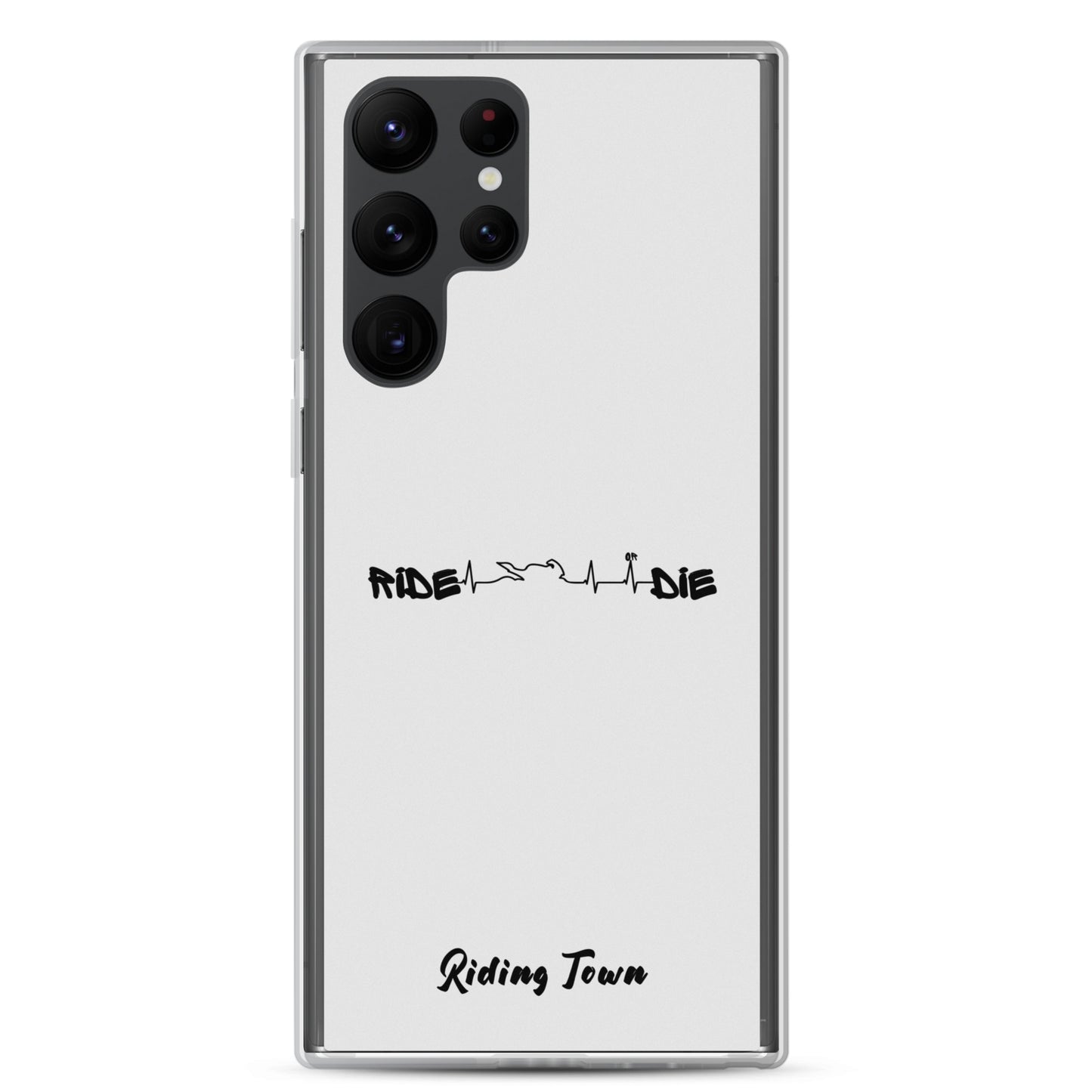 Coque Samsung® - HEARTBEAT - Blanche - Riding Town