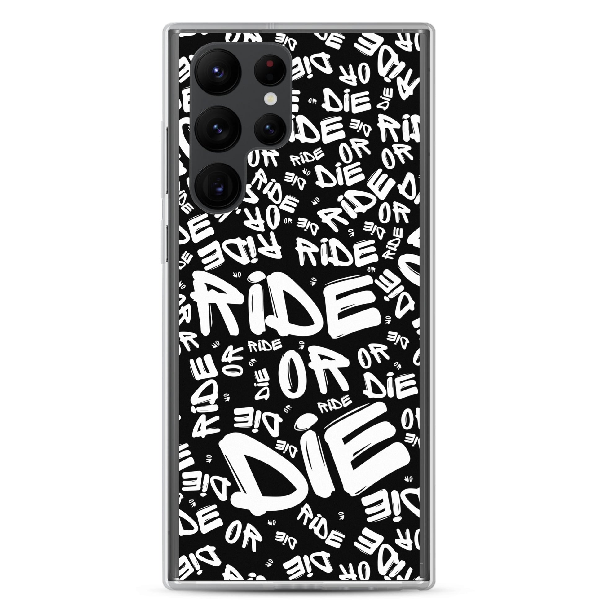 Coque Samsung® - RIDE OR DIE - Noire - Riding Town