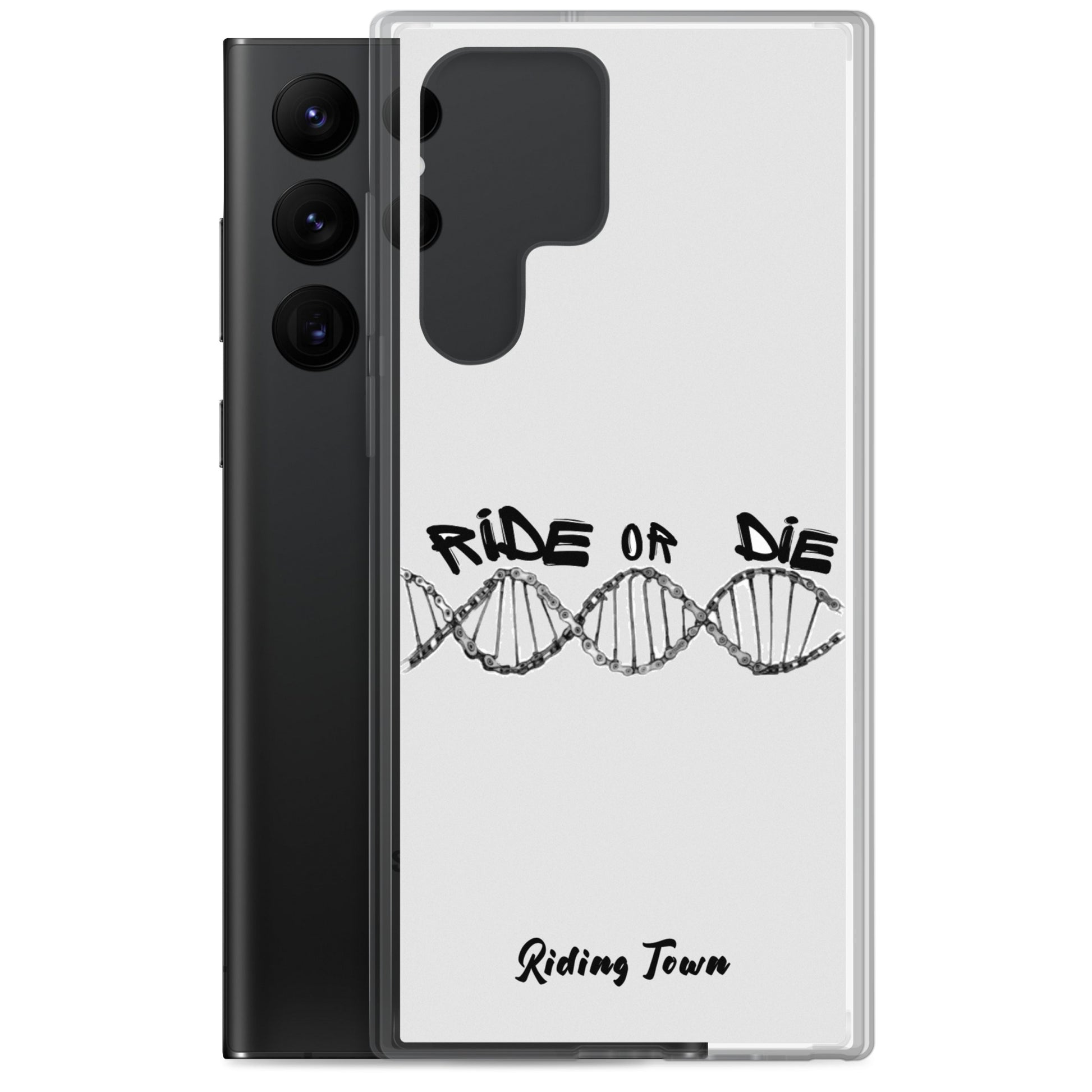 Coque Samsung® - ADN - Blanche - Riding Town